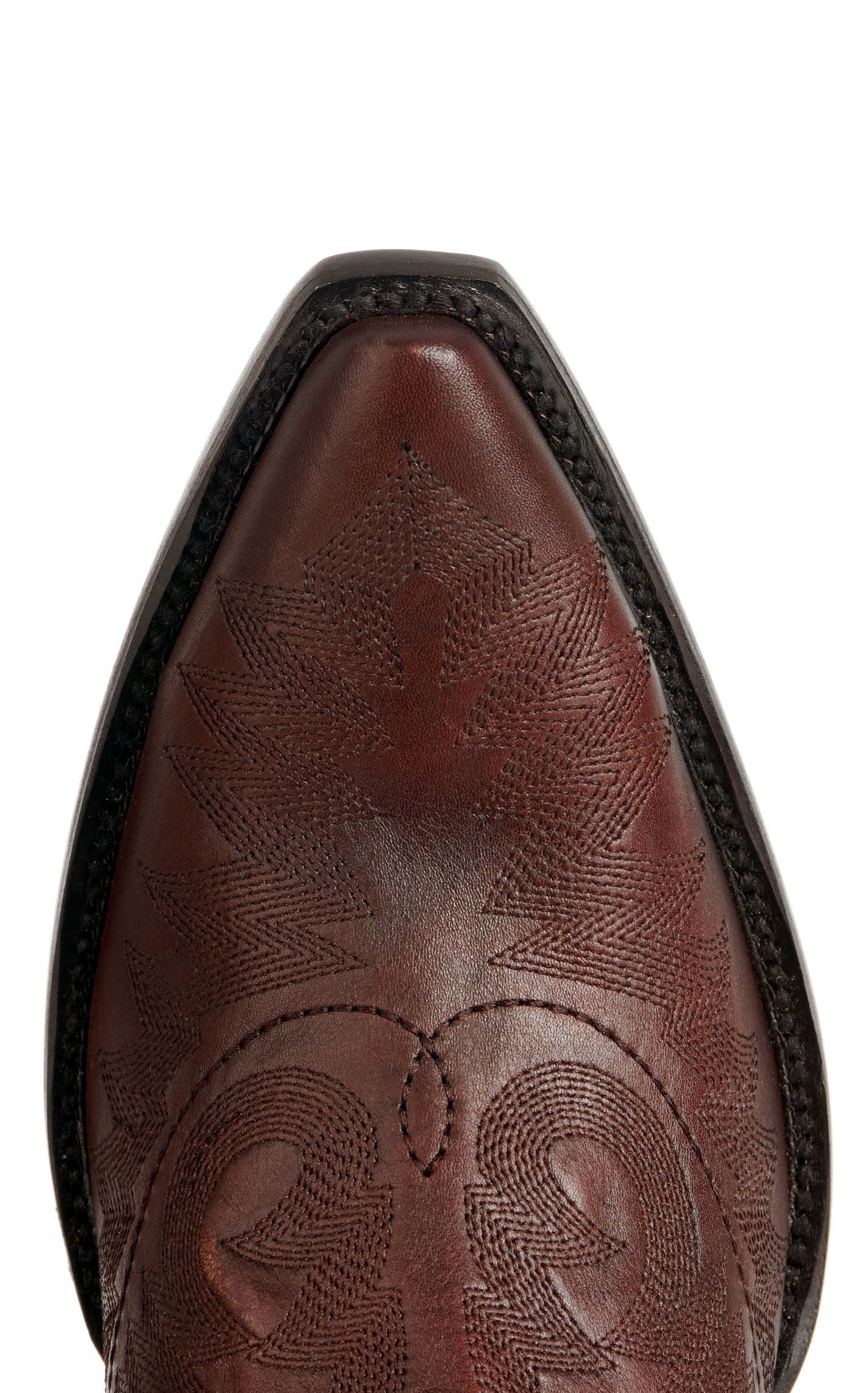 Corral Men's Brown Fancy Stitch Snip Toe Cowboy Boots - Image 1