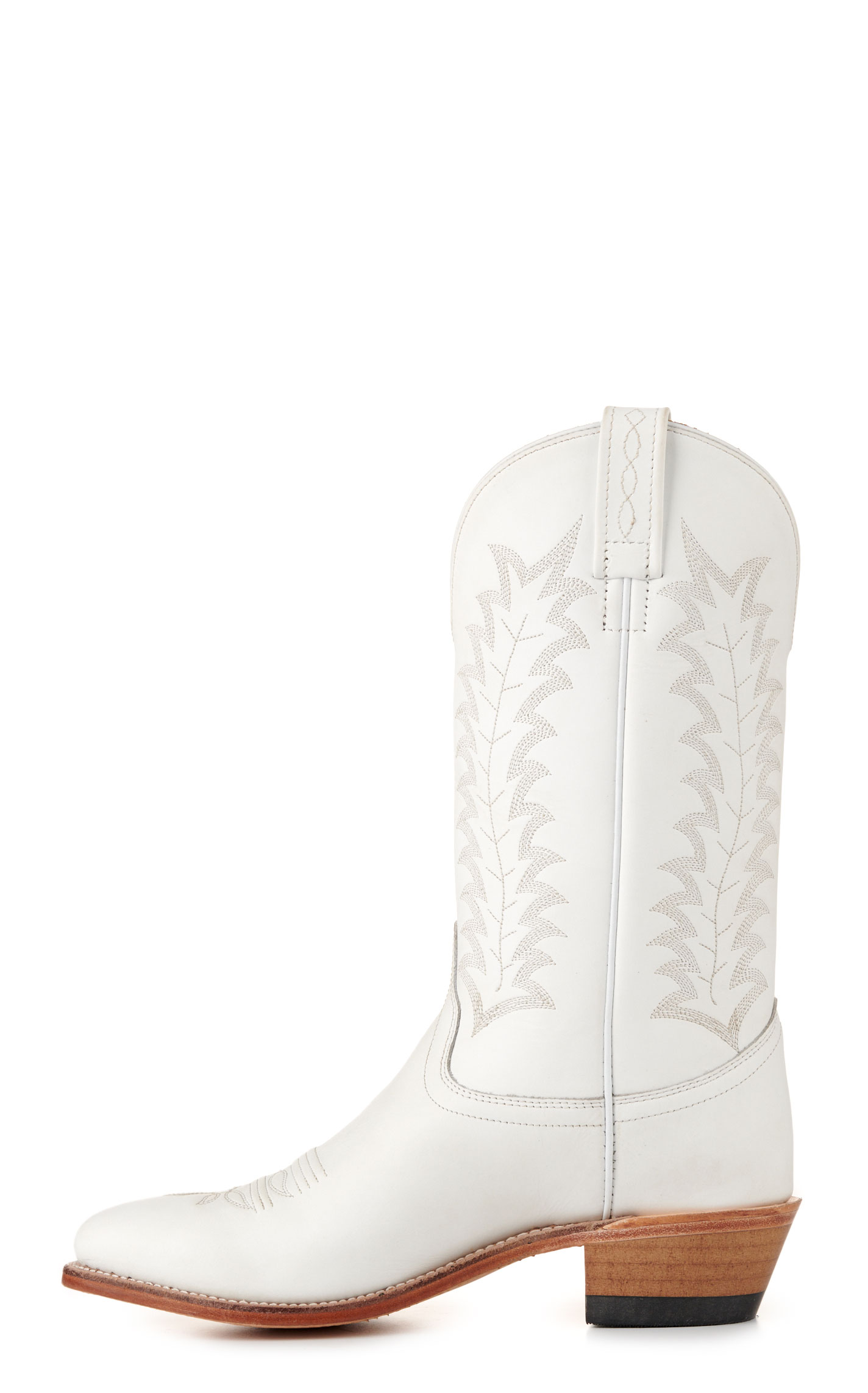 Old West Women's White R-Toe Cowboy Boots - Image 1