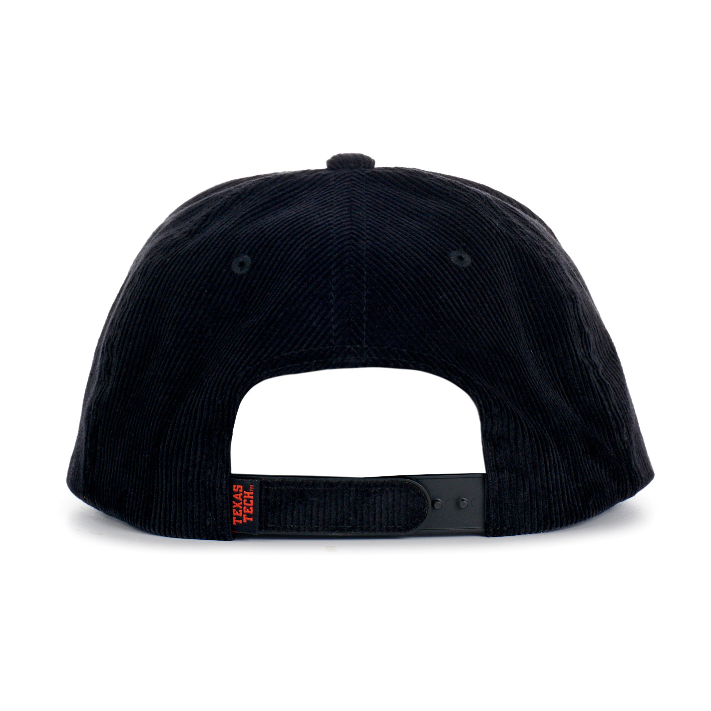 Hooey Collegiate Collection Black Texas Tech Logo Curved Bill Patch Cap - Image 1