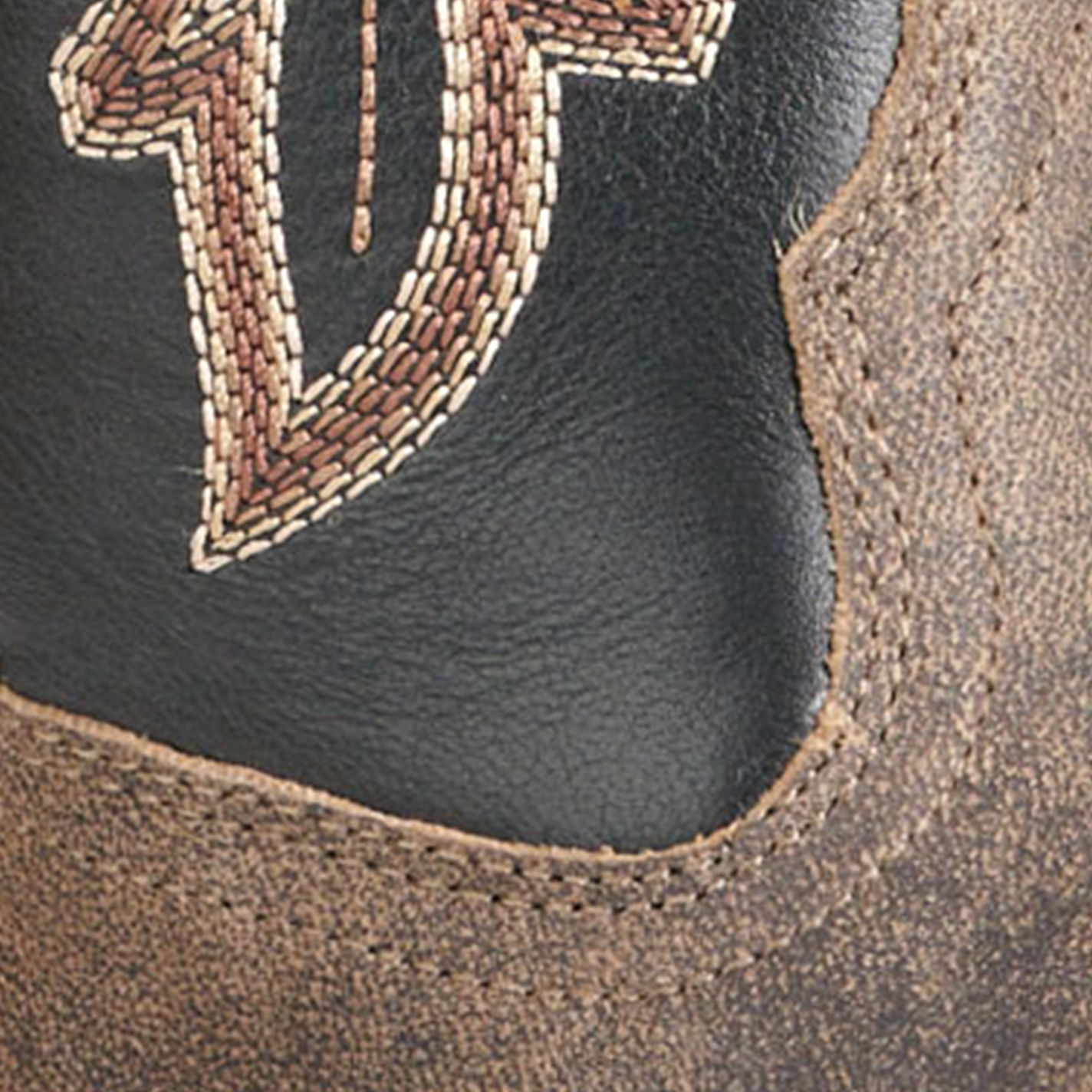 Ariat Men's Renegade Stone and Black Bantamweight Punchy Square Toe Cowboy Boots - Image 1