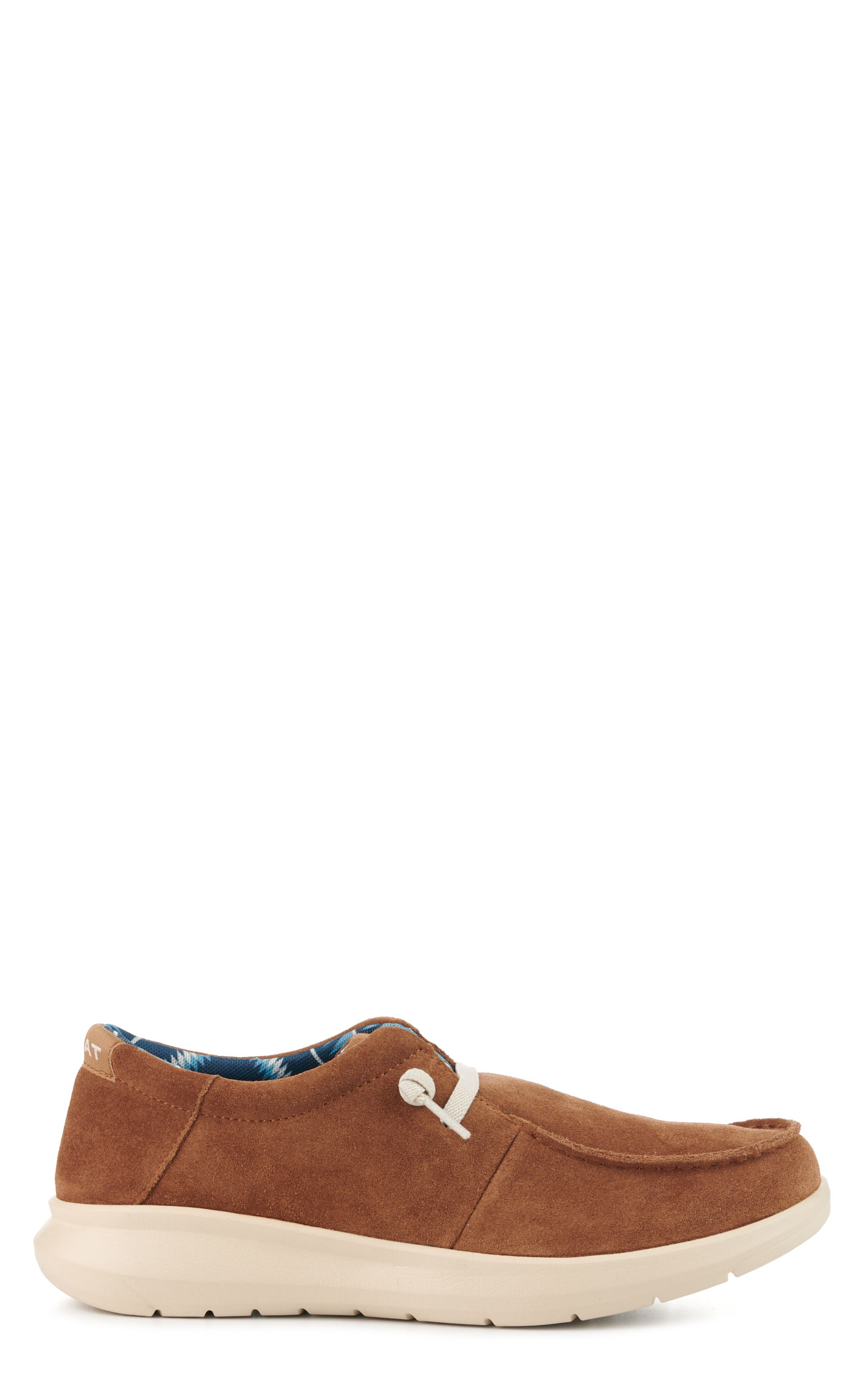 Ariat Men's Hilo Chestnut Suede Moc Toe Casual Shoes - Image 1