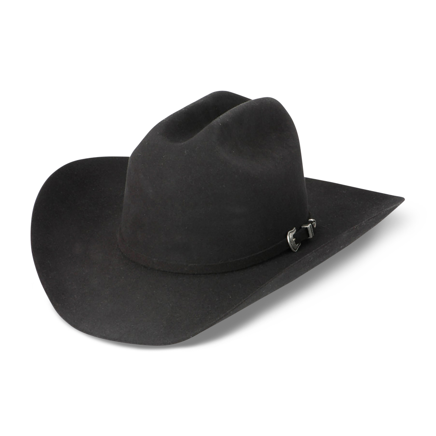 Resistol 5X The Challenger Black Felt Cowboy Hat - Image 1