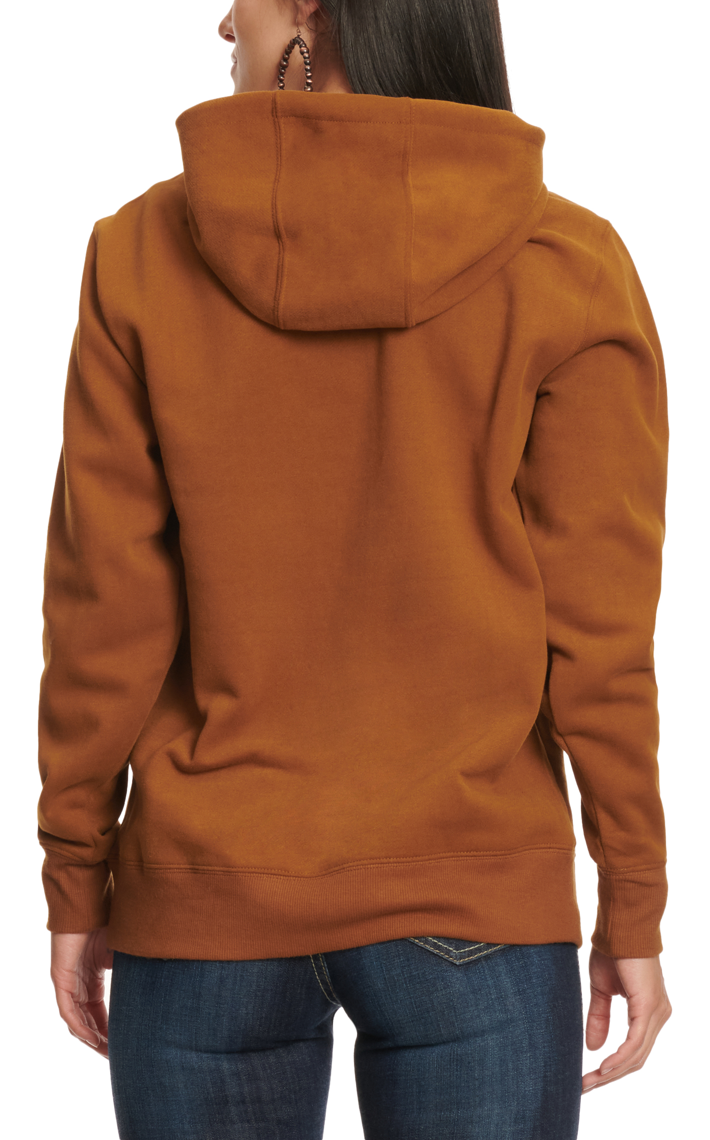 Ariat Women's Chestnut Thunderbird Desert Logo Graphic Hoodie - Image 1