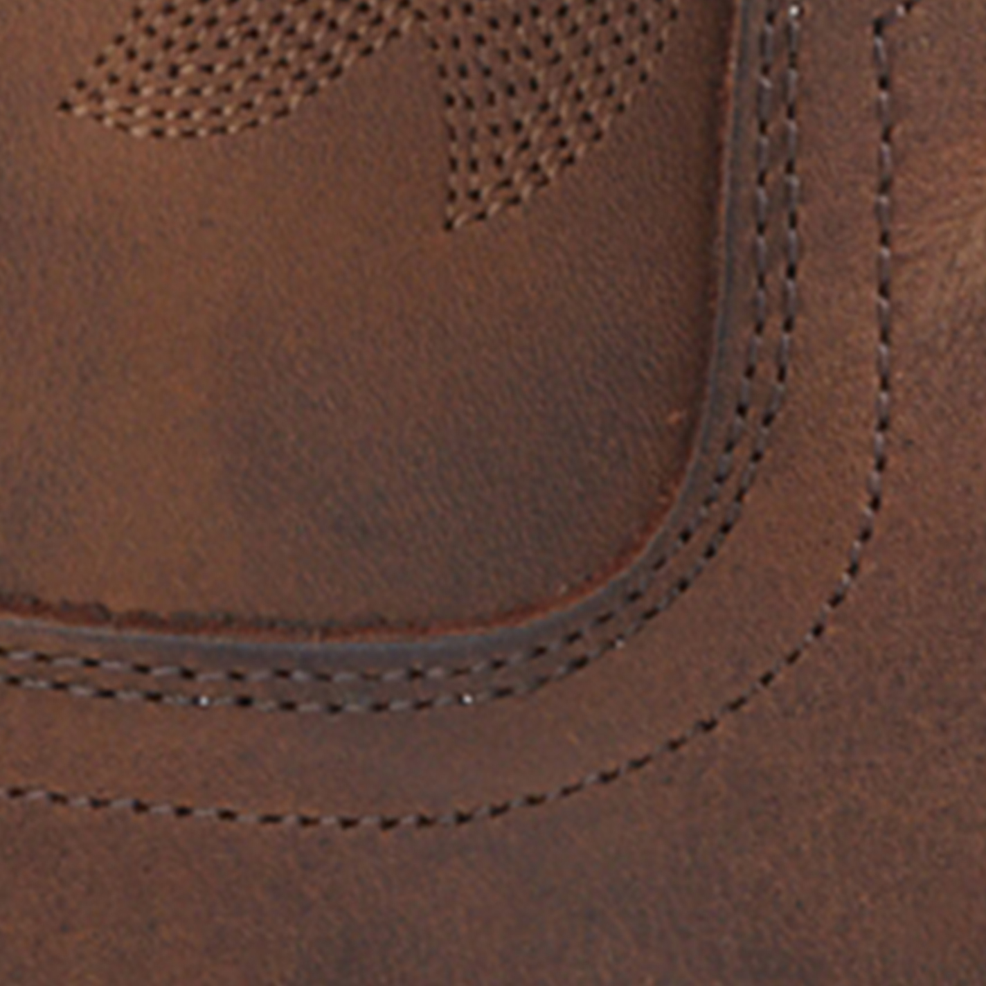 Old West Women's Distressed Brown Snip Toe Cowboy Boots - Image 1
