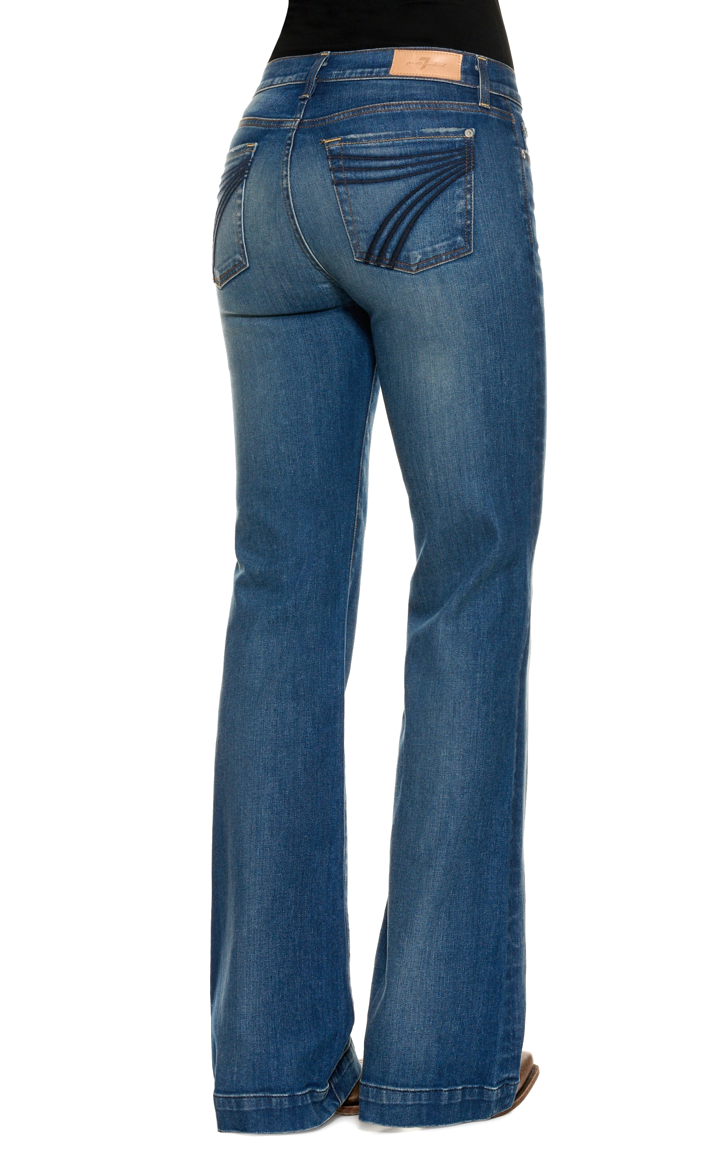 7 for All Mankind Women's Medium Wash 36\