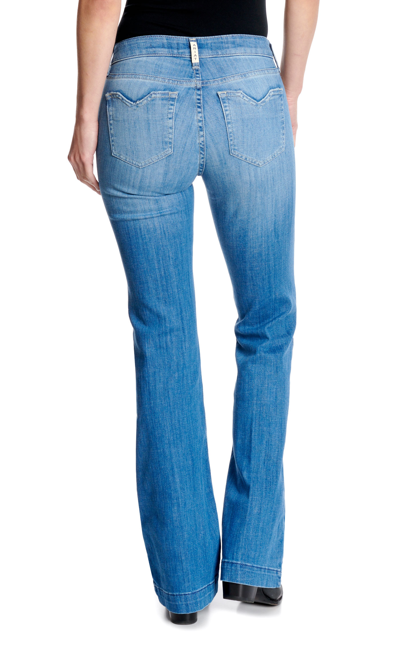 Ariat Women's Claire Anaheim Light Wash Slim Trouser Jeans - Image 1