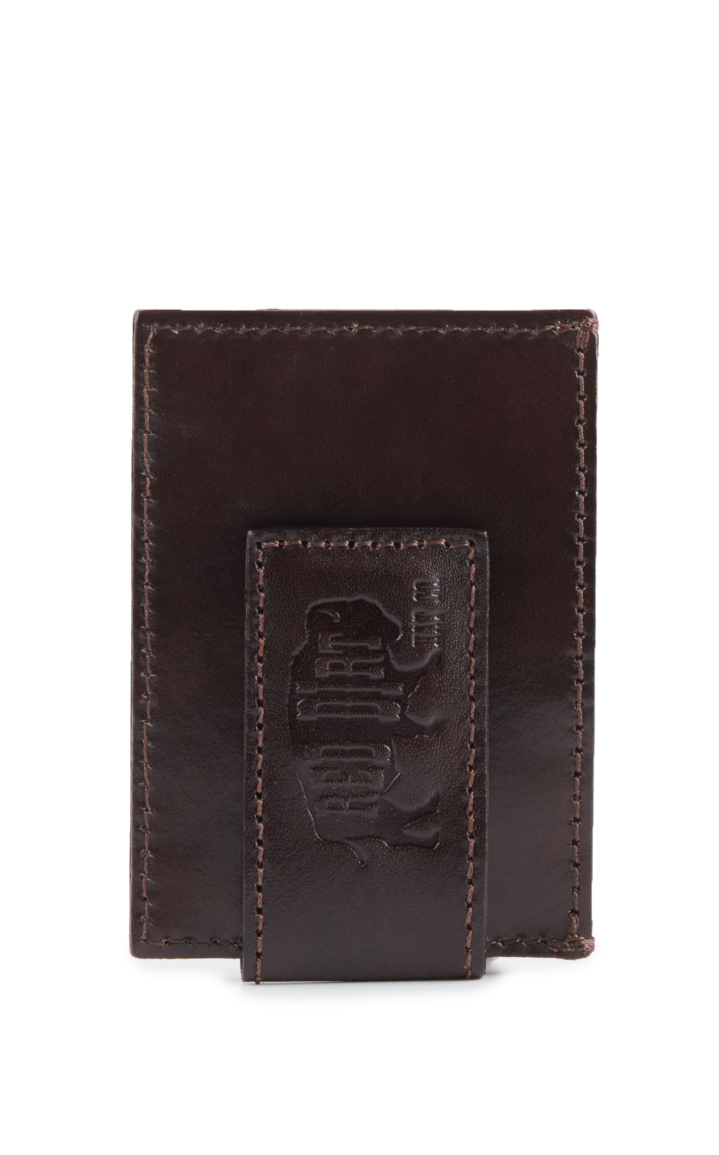 Red Dirt Hat Co. Brown Mustard Yellow Aztec Money Clip Card Case - Image 1