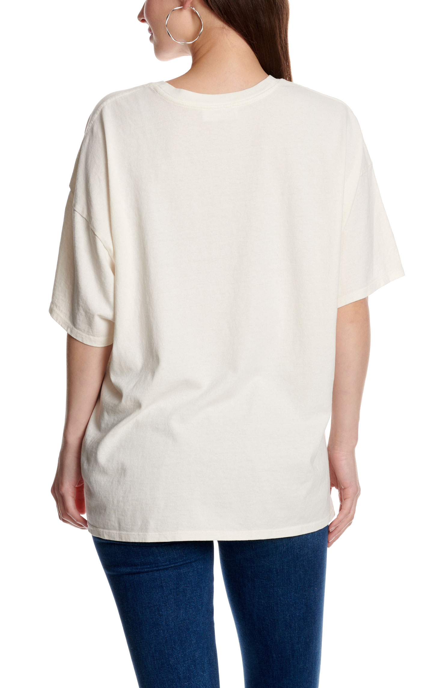 Double Zero Women's Off White Boots & Bows Graphic T-Shirt - Image 3