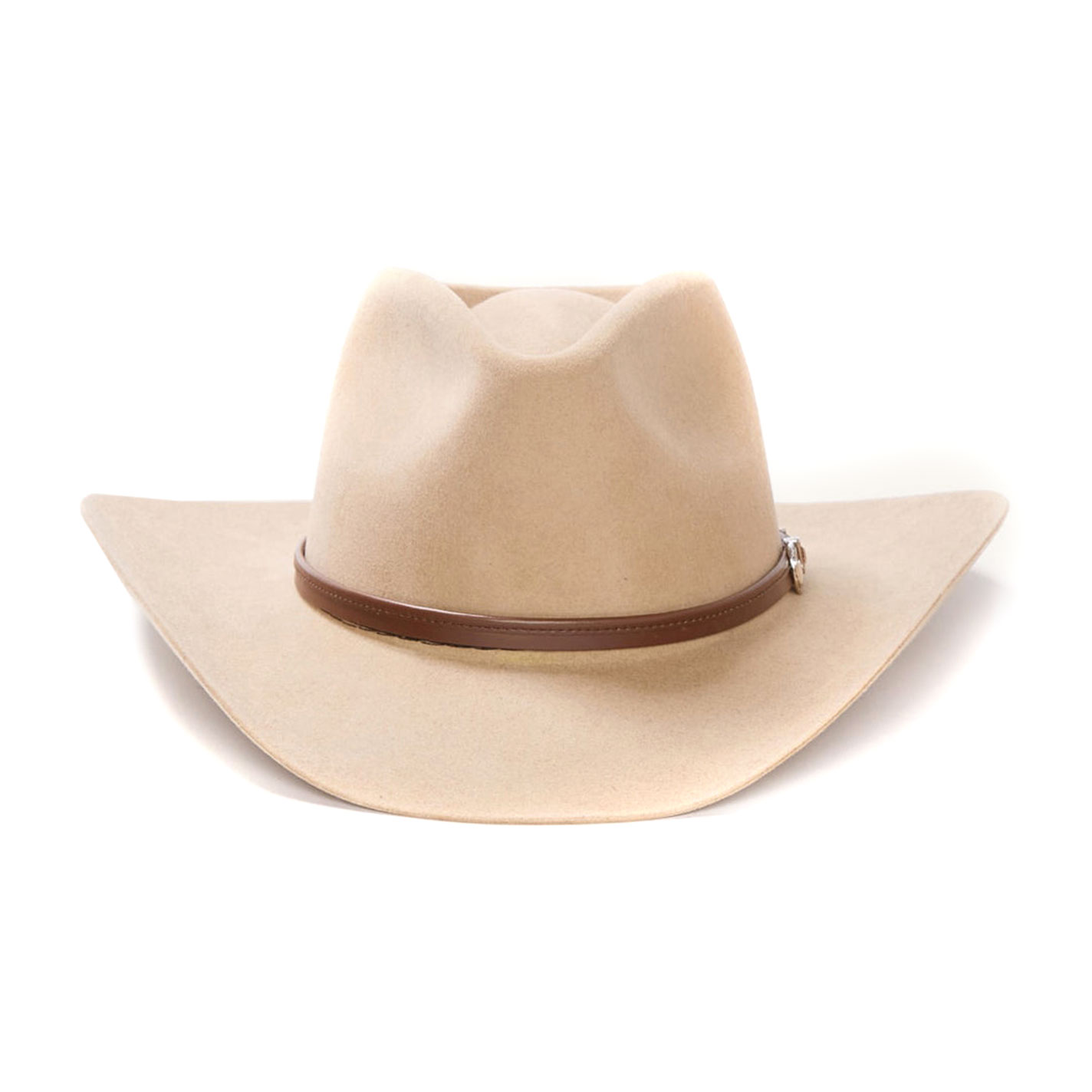 Stetson 4X Seneca Silver Sand Buffalo Collection Felt Cowboy Hat - Image 1