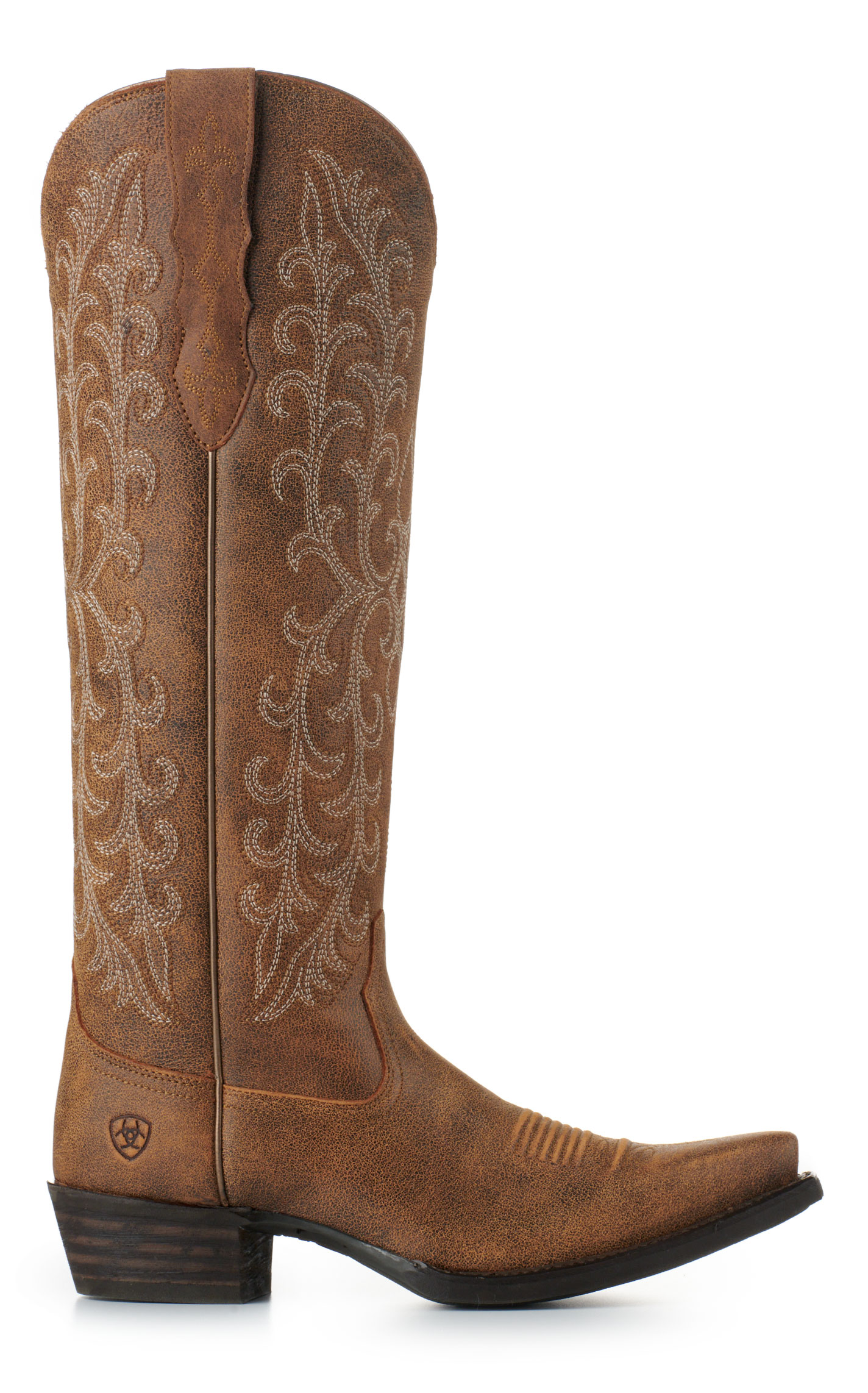 Ariat Women's Tallahassee Brown Bomber StretchFit Snip Toe Cowboy Boots - Image 1