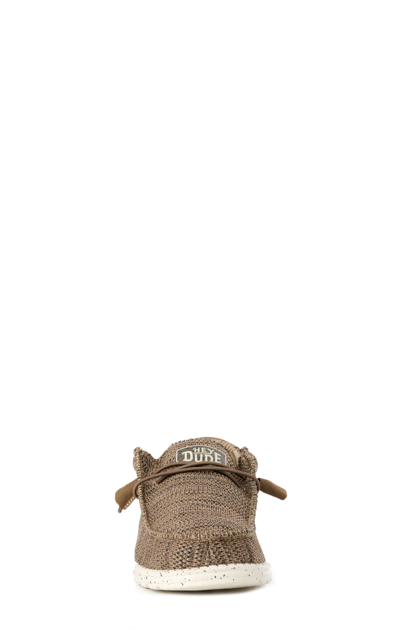 Hey Dude Men's Wally Sox Coffee Round Toe Lace Up Casual Shoes - Image 1