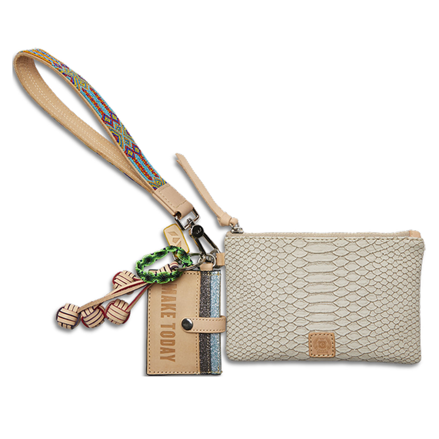 Consuela Thunderbird Snake Print Combi Wristlet - Image 1