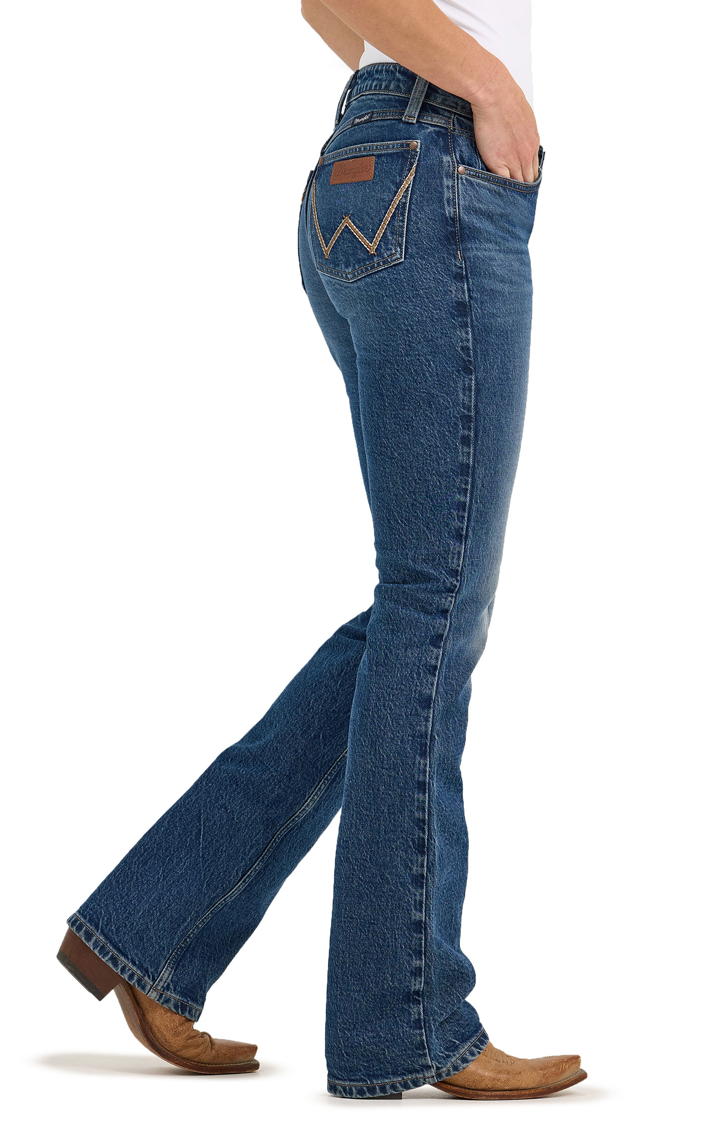 Wrangler Retro Women's Mae Isabella Medium Wash Bootcut Jeans - Image 1