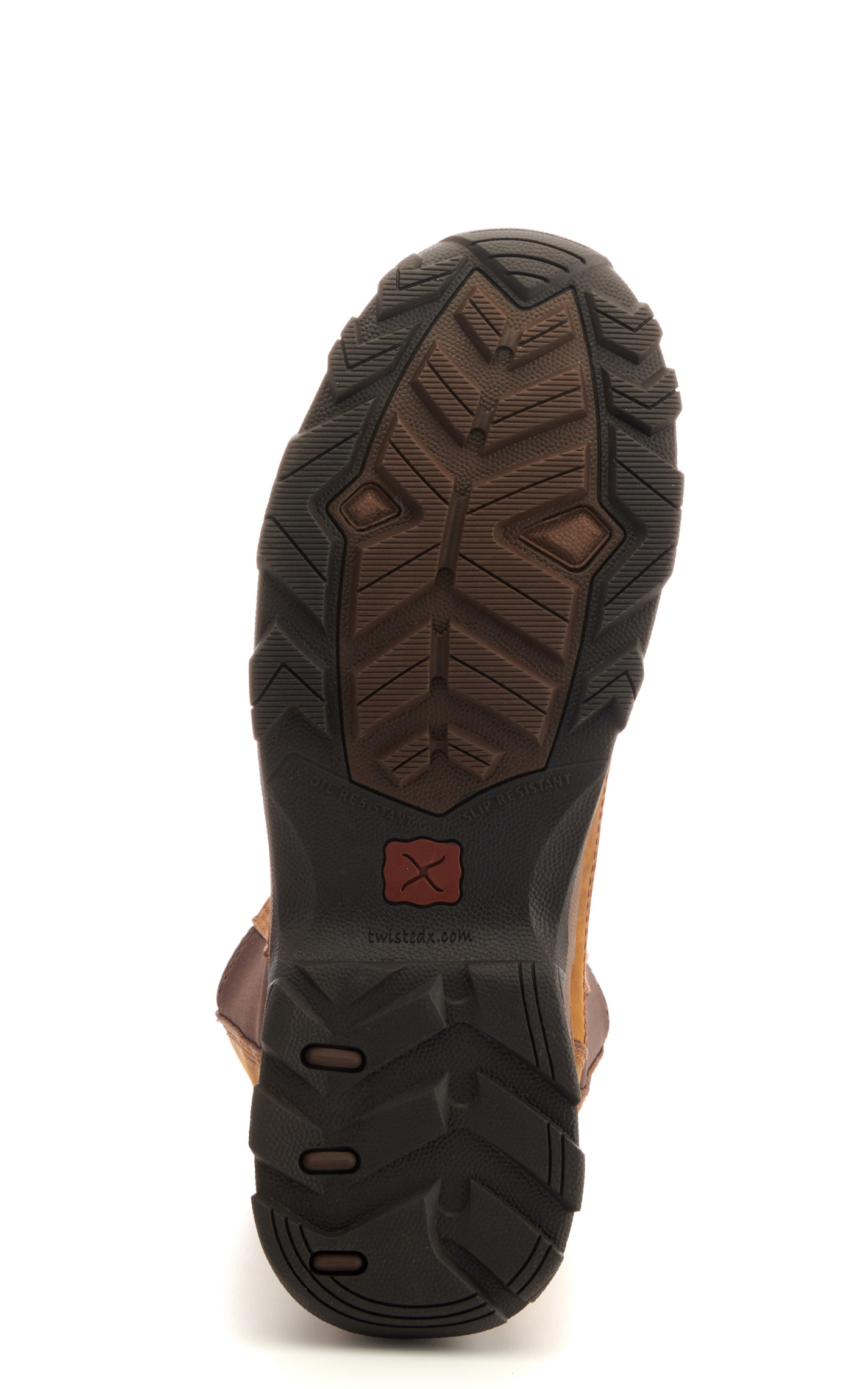 Twisted X Men's Distressed Saddle Brown Hiker Boots - Image 1