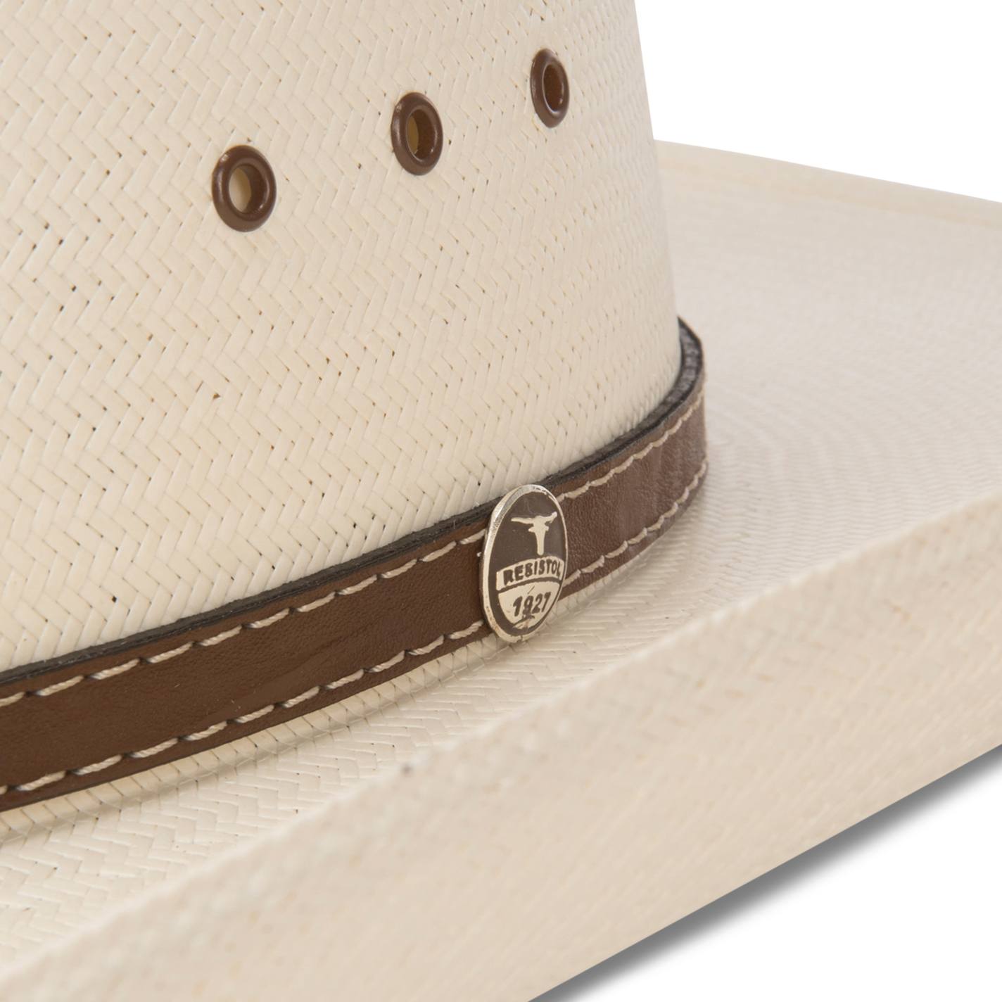 Resistol 8X George Strait Double Cross Straw Cowboy Hat - Image 1
