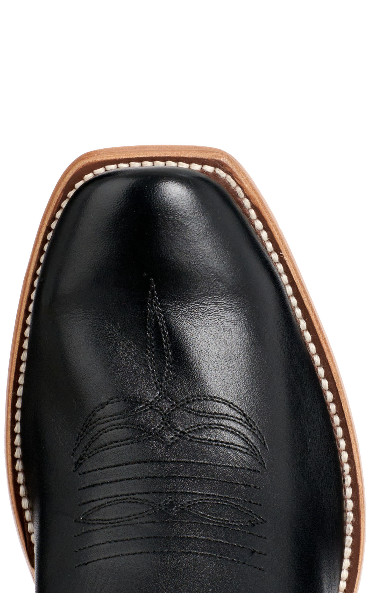 Anderson Bean Men's Horsepower Black & Copper Madcat Leather Snip Toe Cowboy Boots - Image 1
