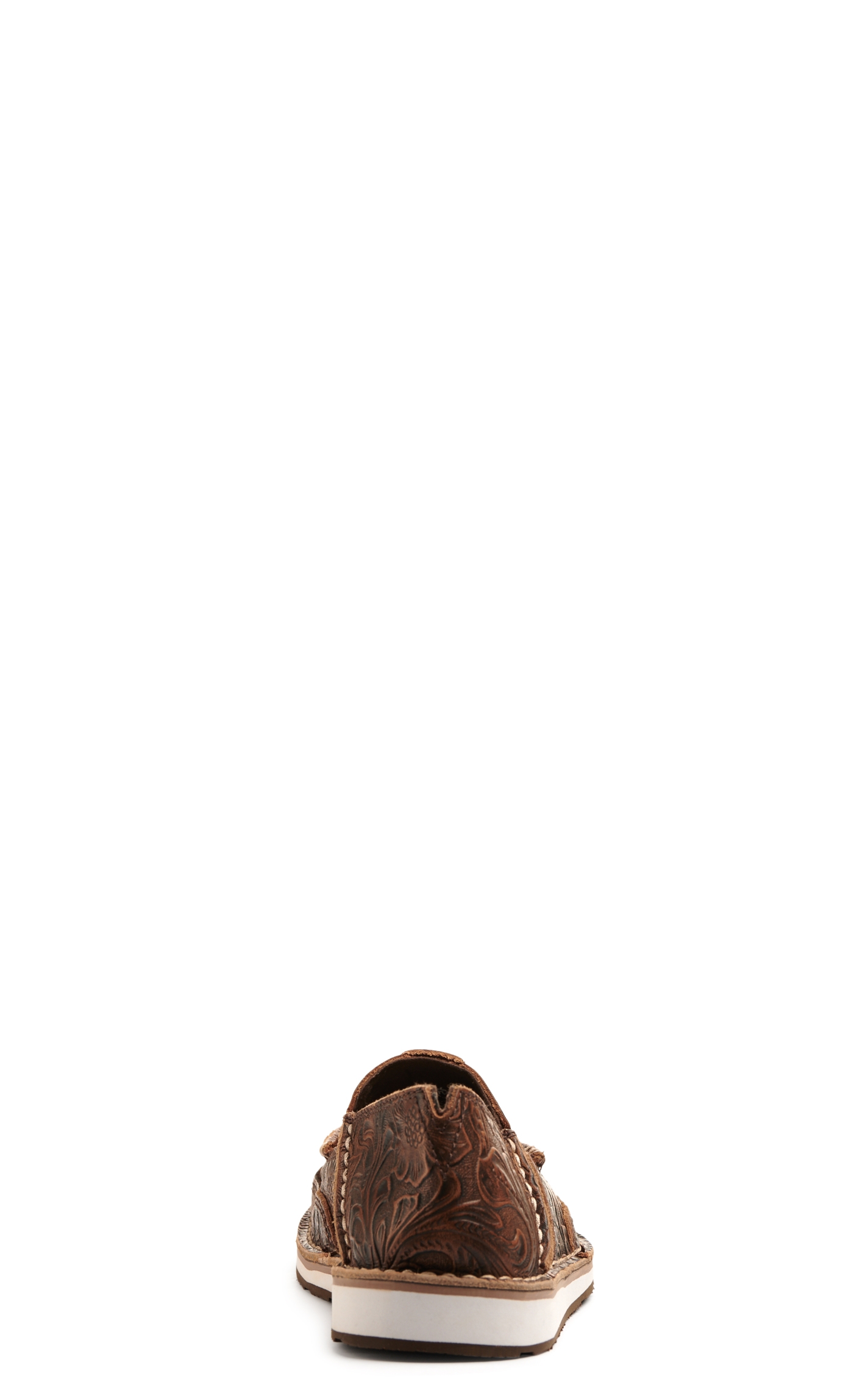 Ariat Women's Cruiser Brown Floral Embossed Casual Shoes - Image 1
