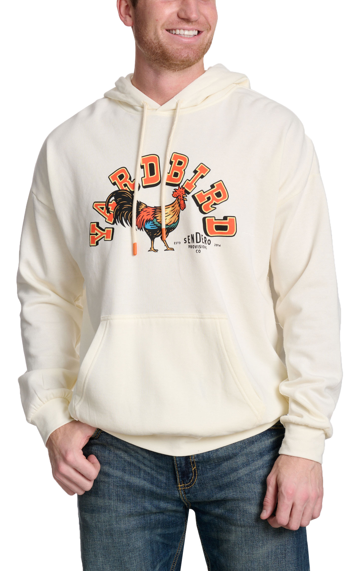 Sendero Provisions Co. Men's Bone Yardbird Logo Graphic Hoodie - Image 1