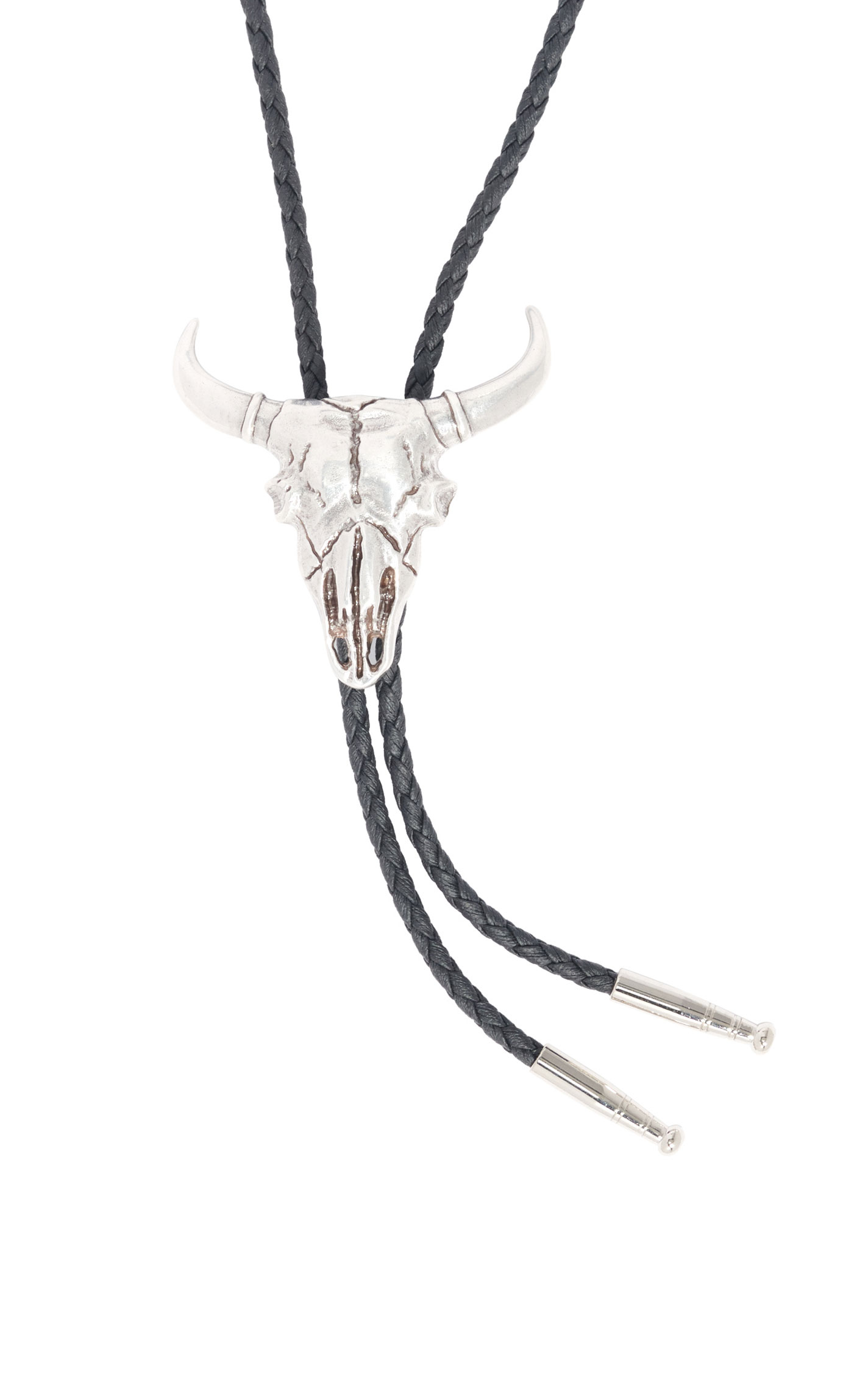 M&F Western Men's Steer Skull Bolo - Image 1