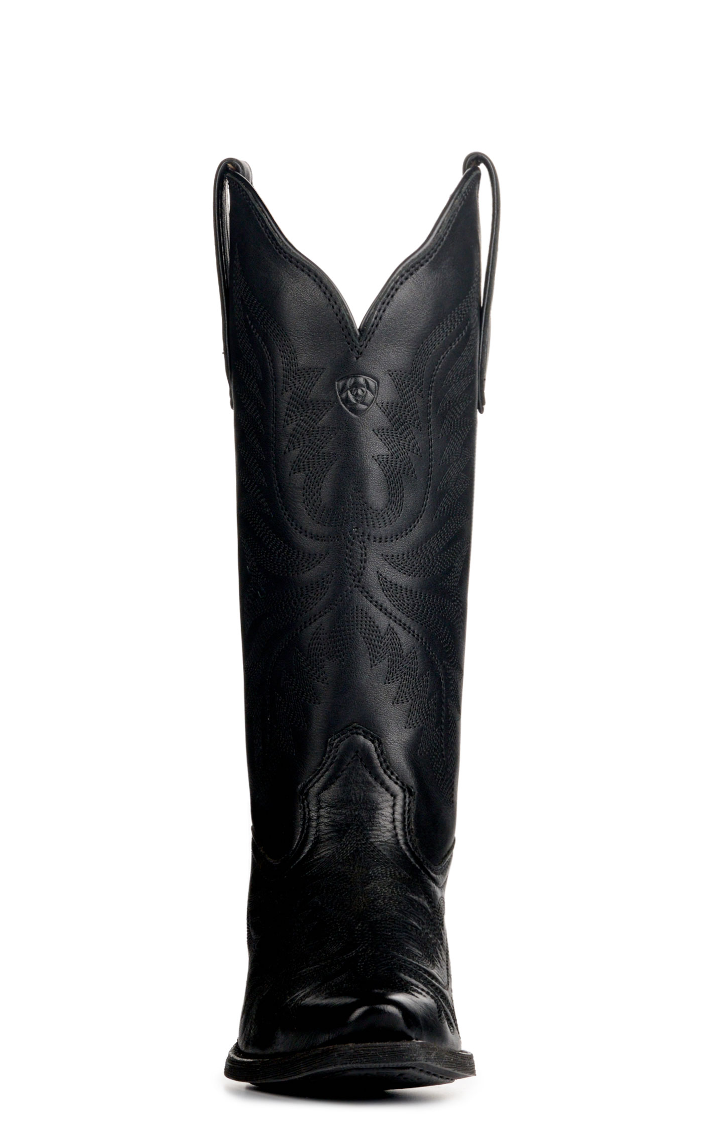 Ariat Women's Round Up Collins Black Snip Toe Cowboy Boots - Image 1