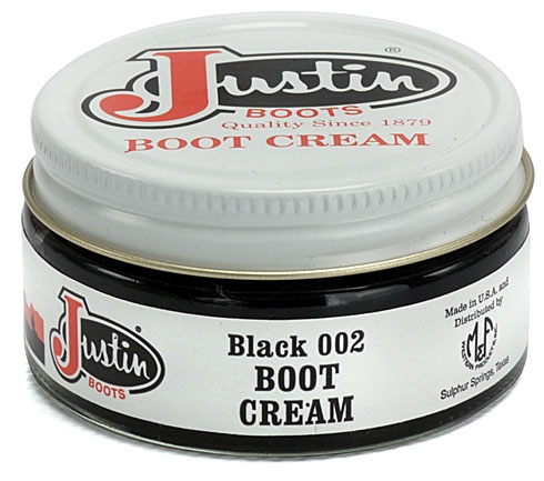 Justin Black Boot Cream - Image 1