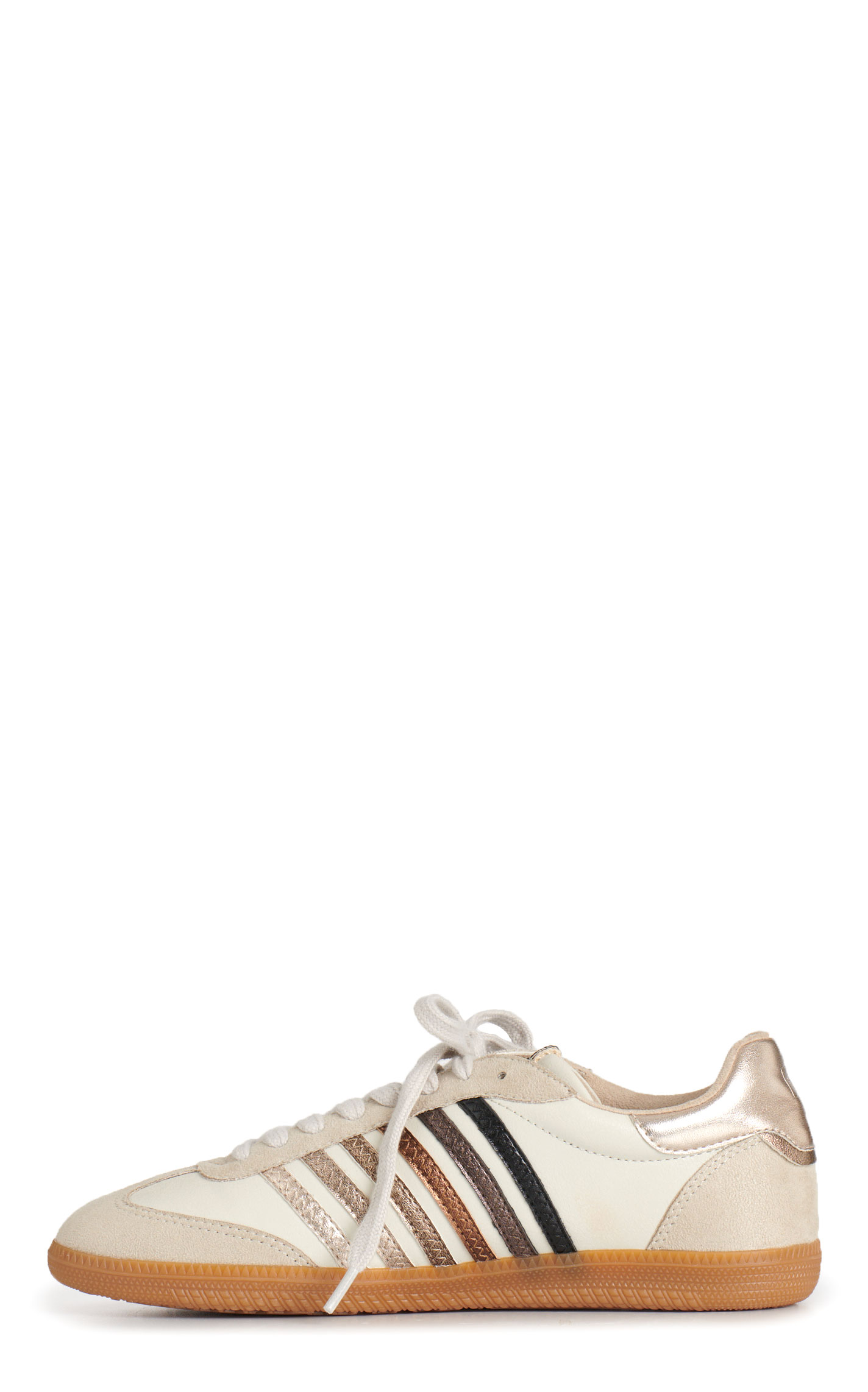 Shushop Women's Stevie White Almond Toe Casual Shoes - Image 1