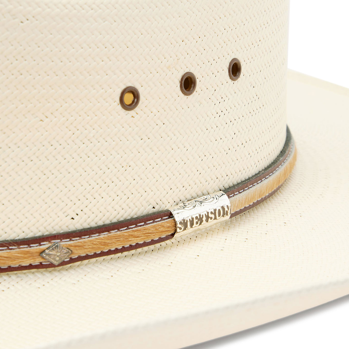 Stetson 10X Angus Straw Cowboy Hat - Image 1