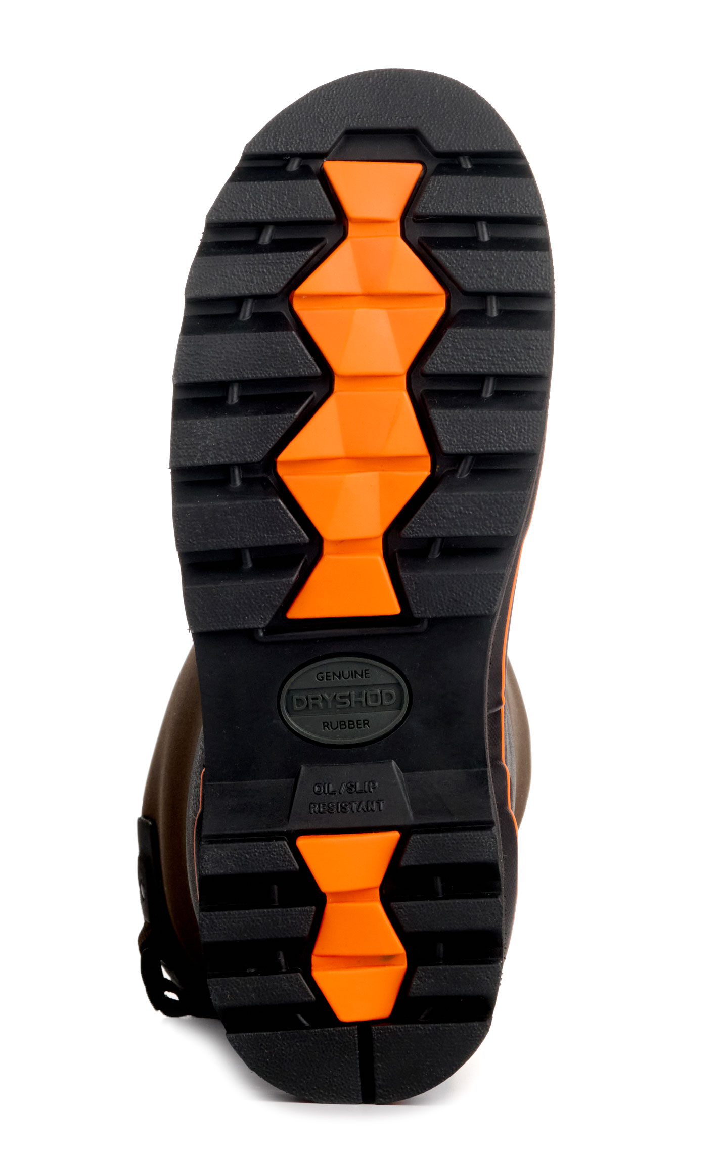 Dryshod Men's WIXIT Black and Brown Round Nanotoe Work Boots - Image 1