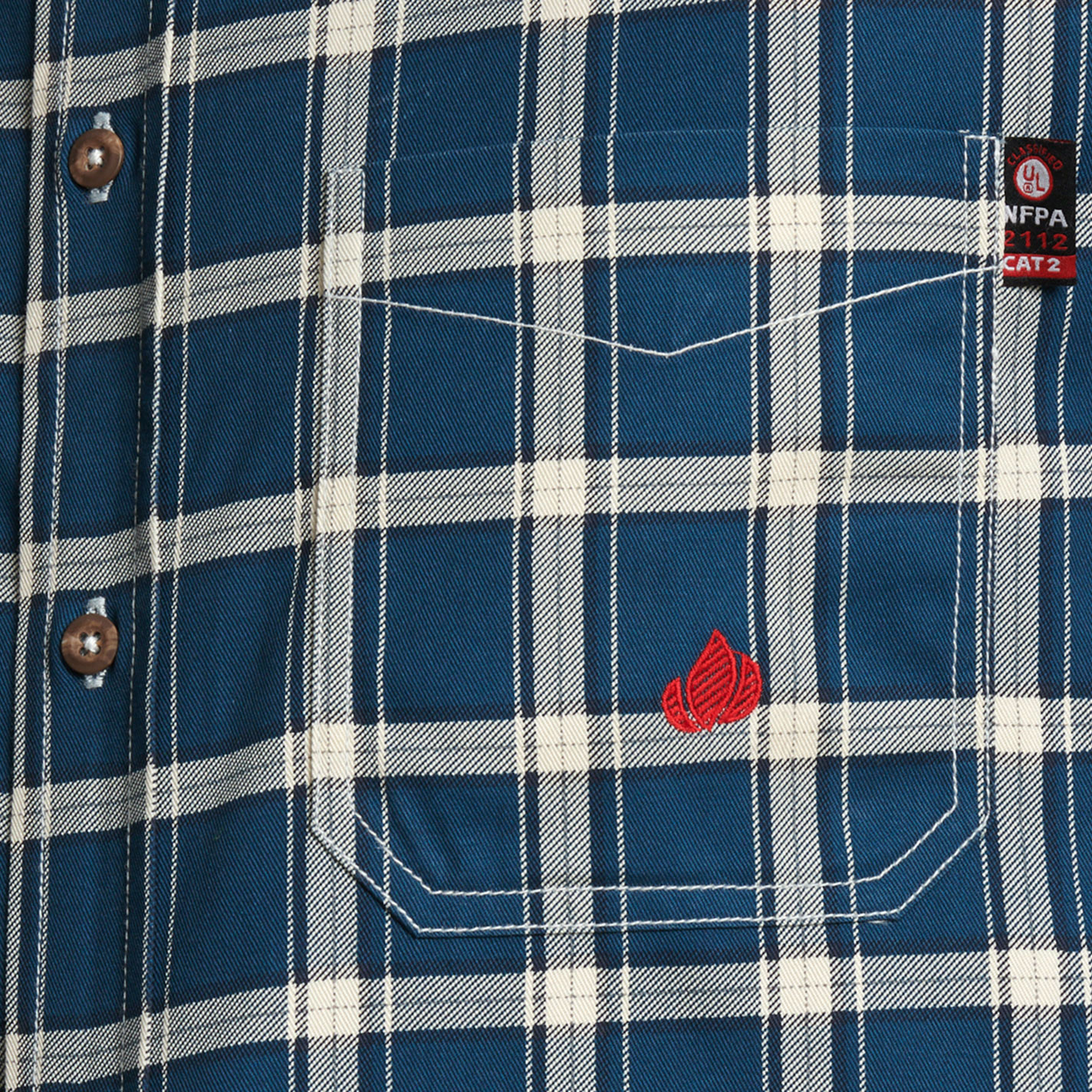 Forge Men's Blue Plaid Button Shirt - Image 1