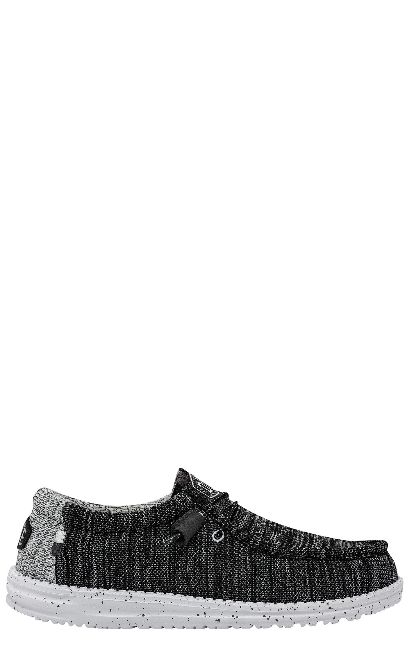Hey Due Men's Wally Stretch Mix Meteorite Lace Up Moc Toe Casual Shoe - Image 1