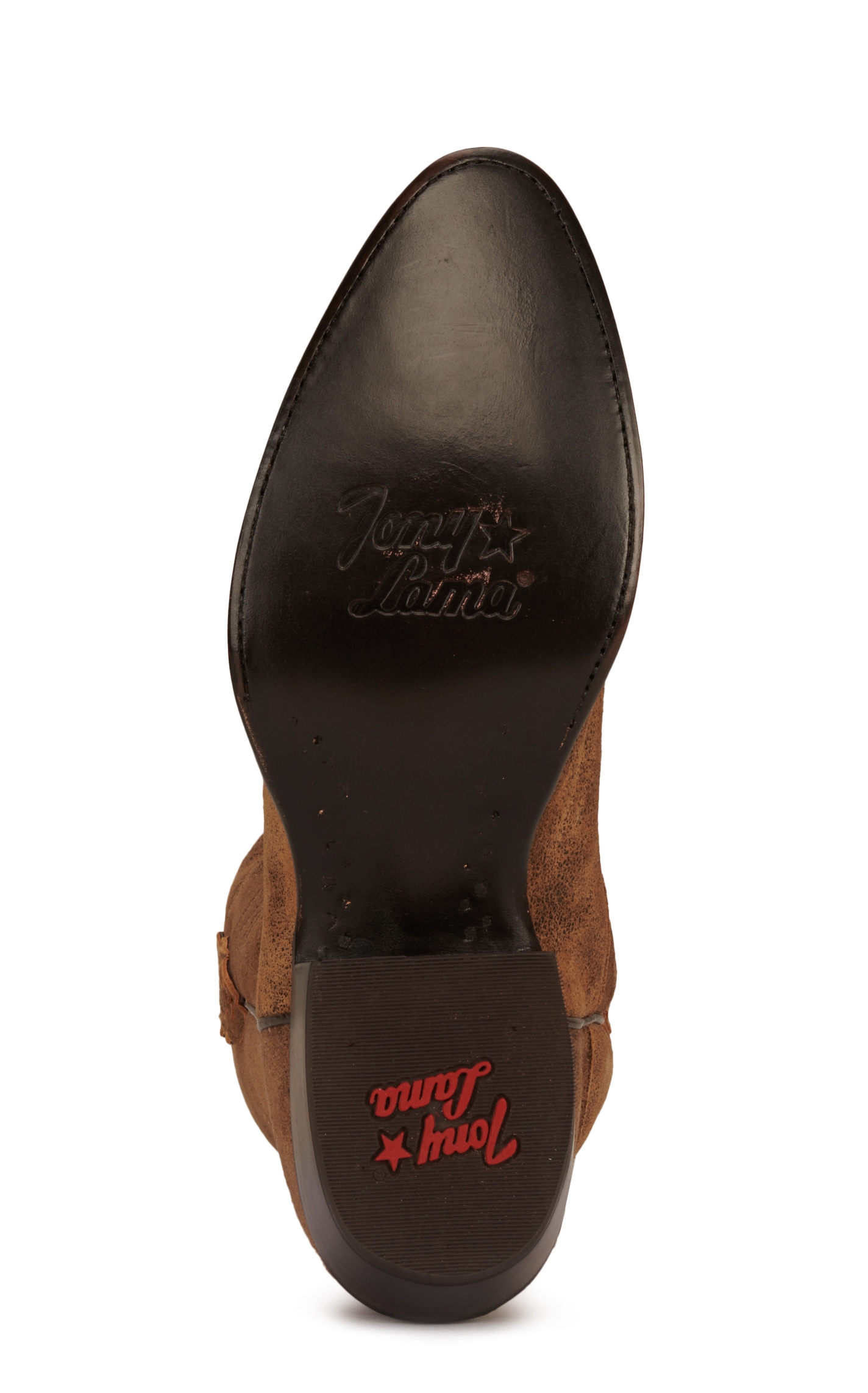 Tony Lama Men's Outpost Desert Tan R-Toe Cowboy Boots - Image 1