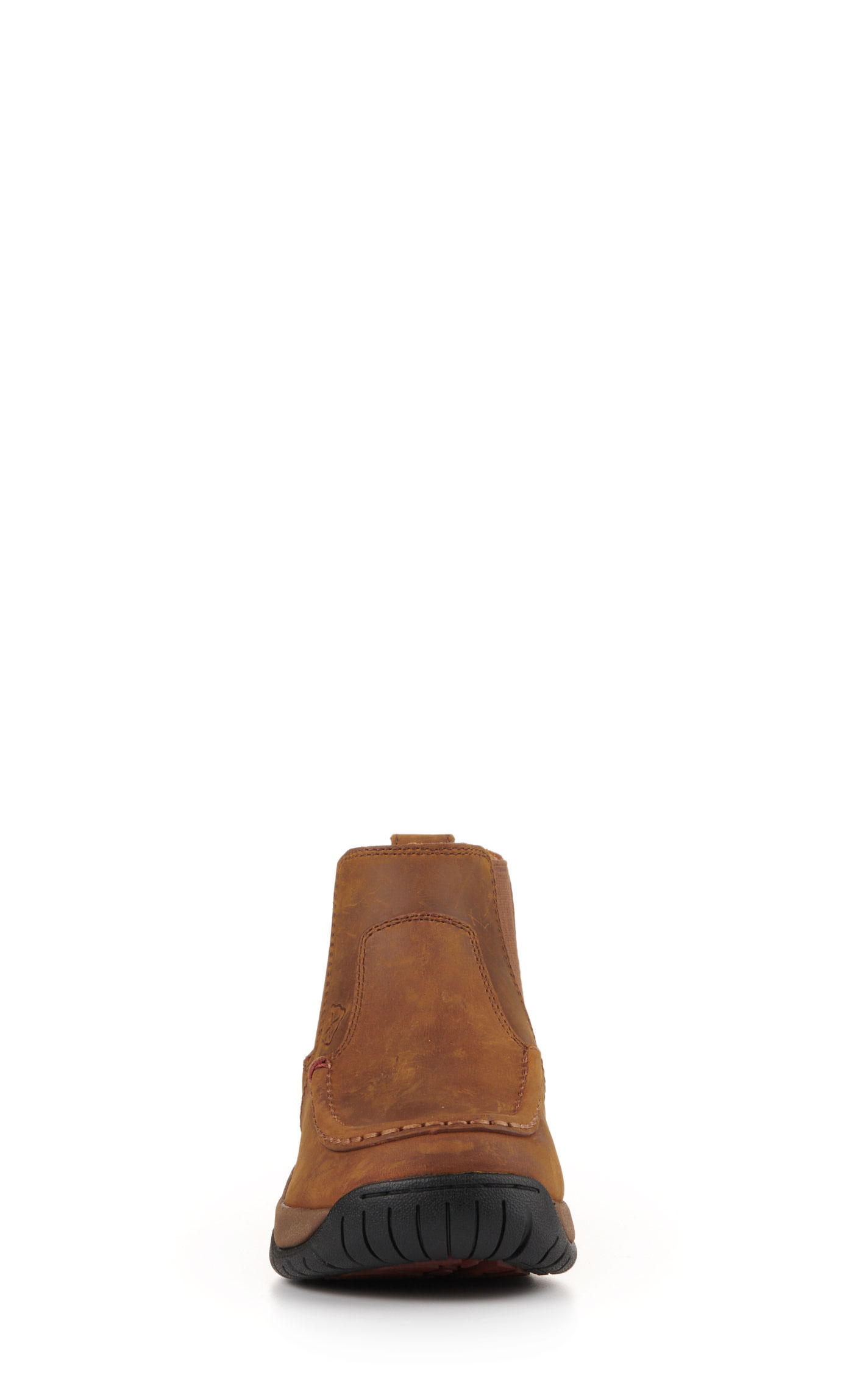 Twisted X Women's Pecan Brown Cell Stretch Round Toe Chelsea Work Boots - Image 1