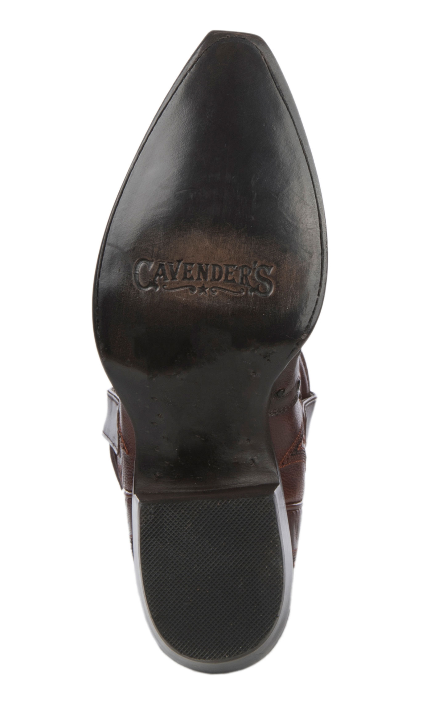 Cavender’s Women’s Full Quill Ostrich Black Exotic Snip Toe Cowboy Boots - Image 1