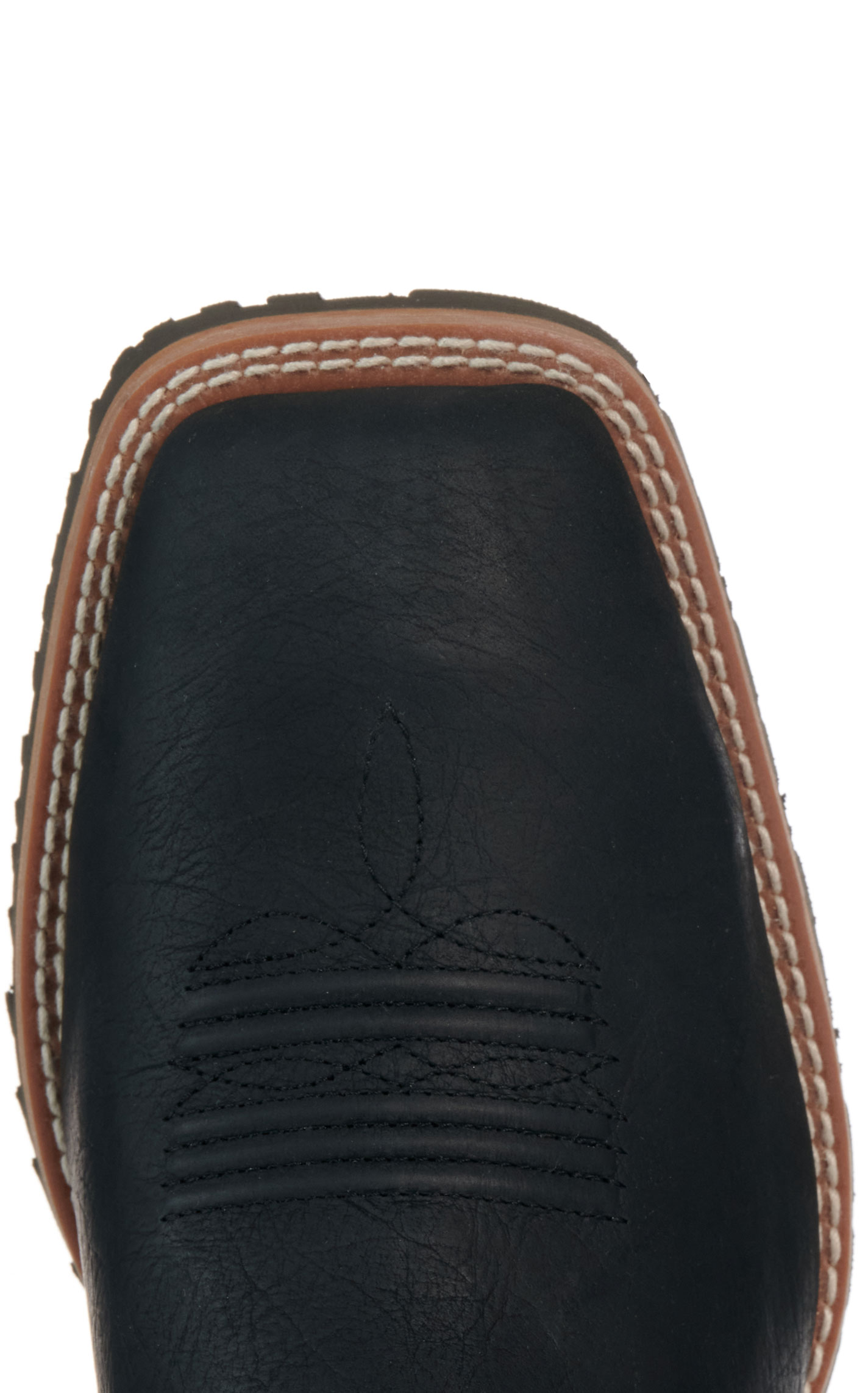 Ariat Men's Jasper Black Hybrid Rancher Wide Square Toe Cowboy Boots - Image 1