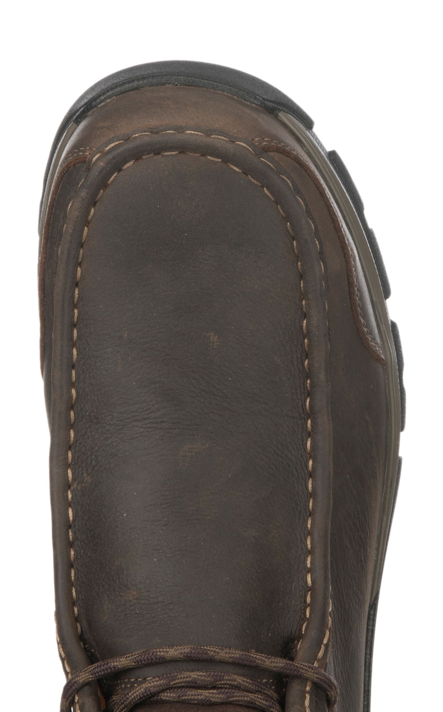 Ariat Men's Edge LTE Dark Brown Waterproof Bantamweight Moc Round Composite Toe Lace Up Work Boot - Image 1