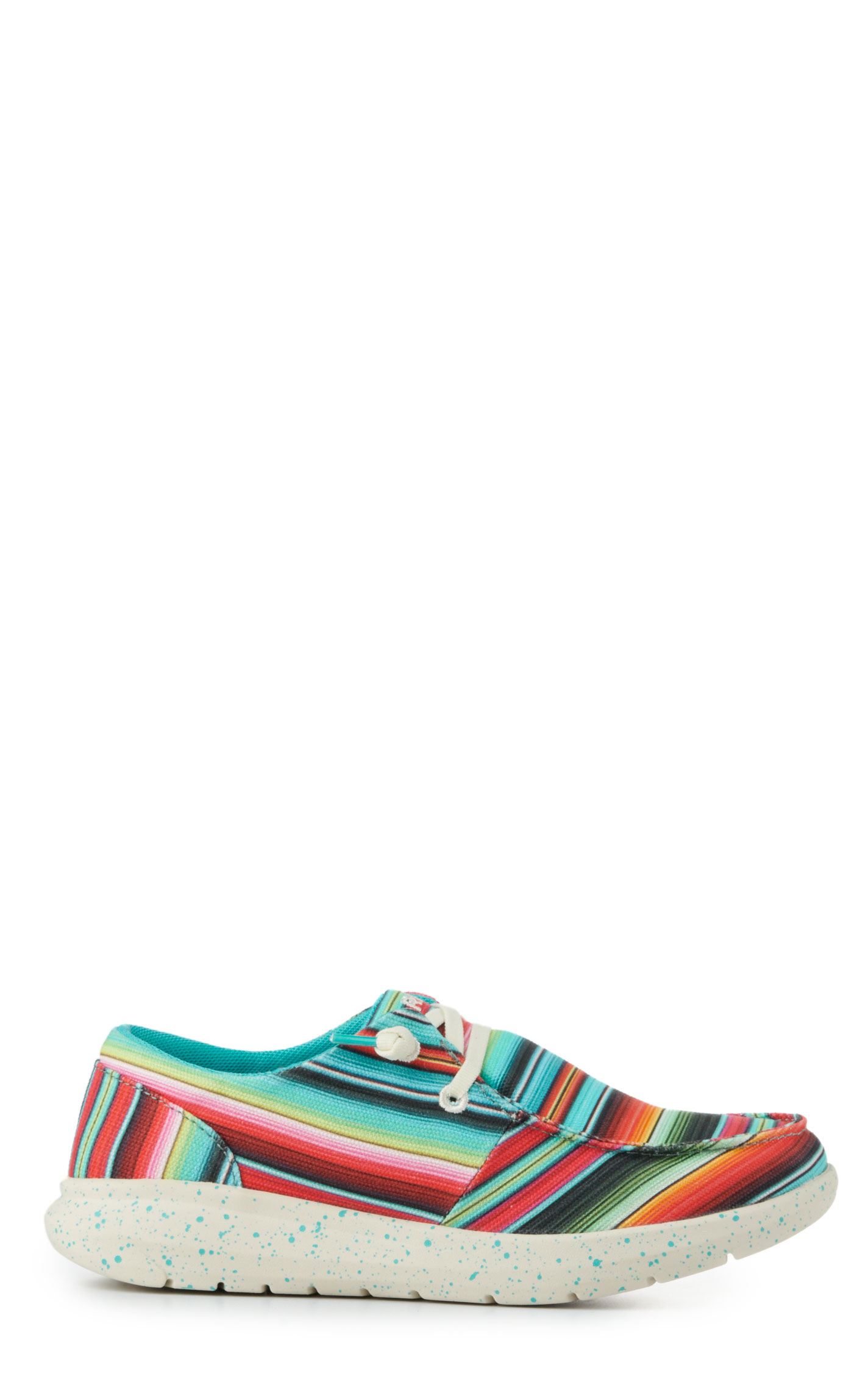 Ariat Women's Hilo Striking Serape Print Moc Toe Lace Up Casual Shoe - Image 1