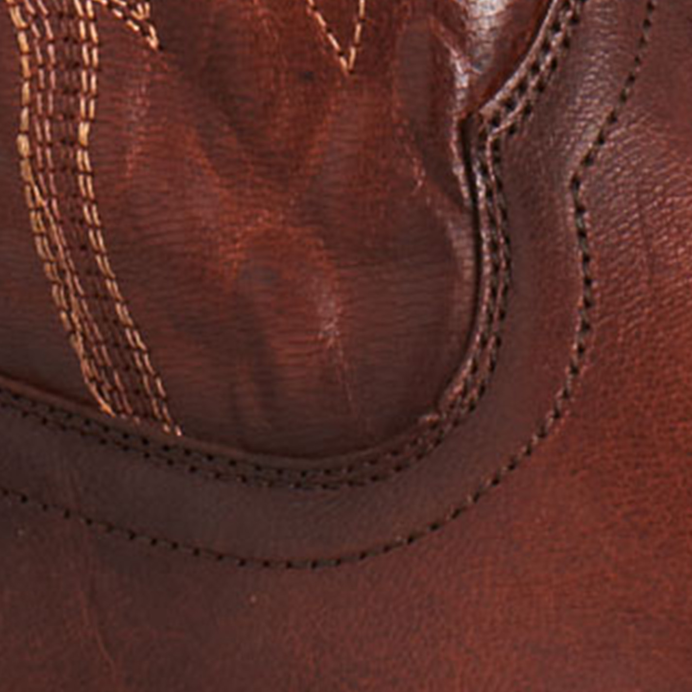 Rockin' C Women's Mahogany Embroidered Snip Toe Cowboy Boots - Image 1