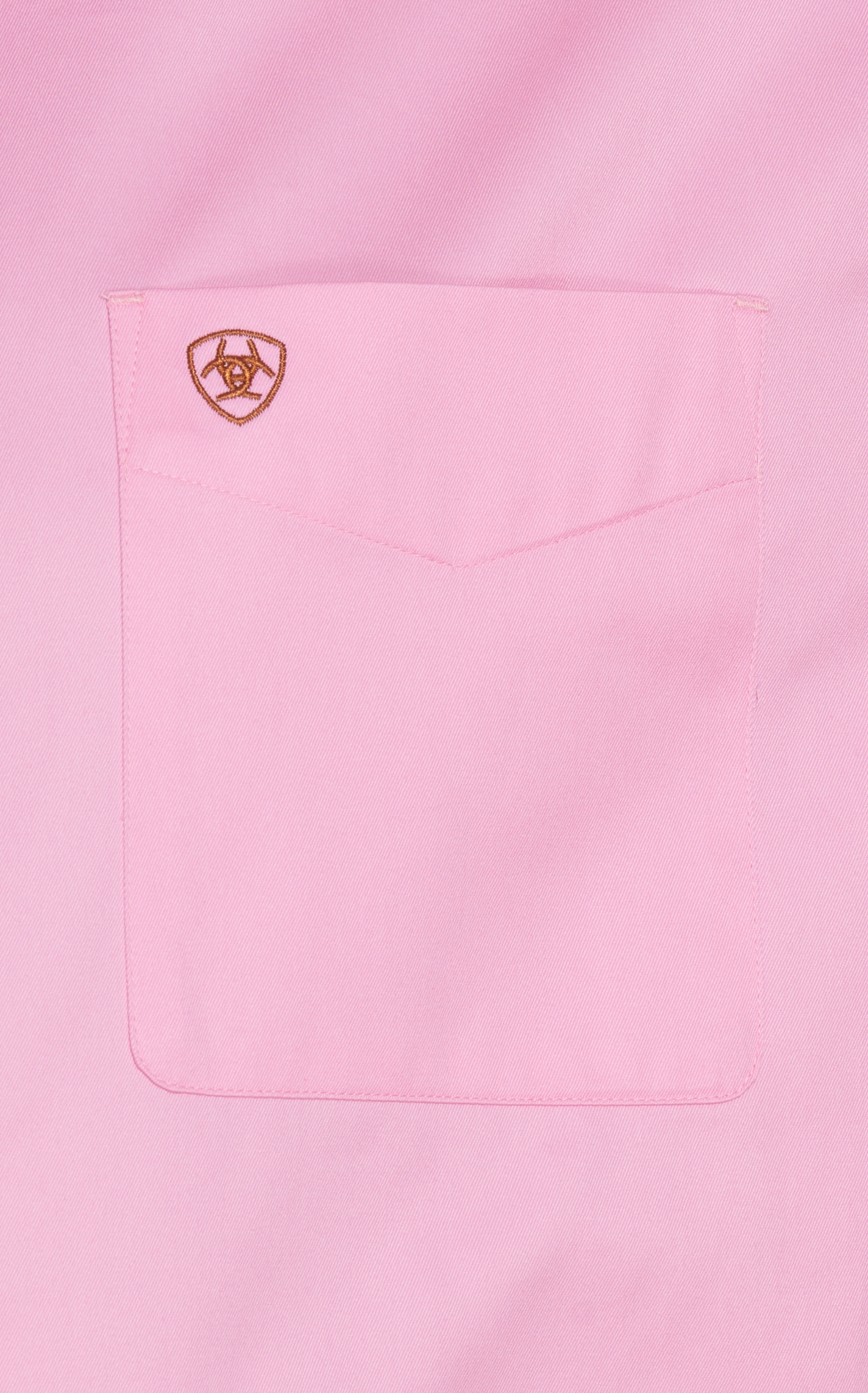 Ariat Men's Solid Prism Pink Western Shirt - Image 1