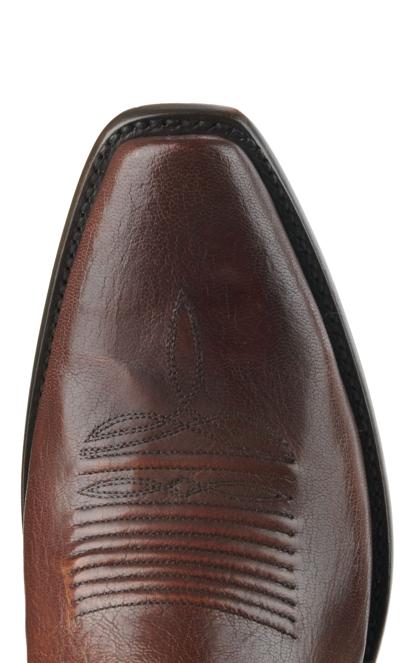 JRC & Sons Men's Wyatt Brush Off Goat Punchy Square Toe Cowboy Boot in Tan - Image 1