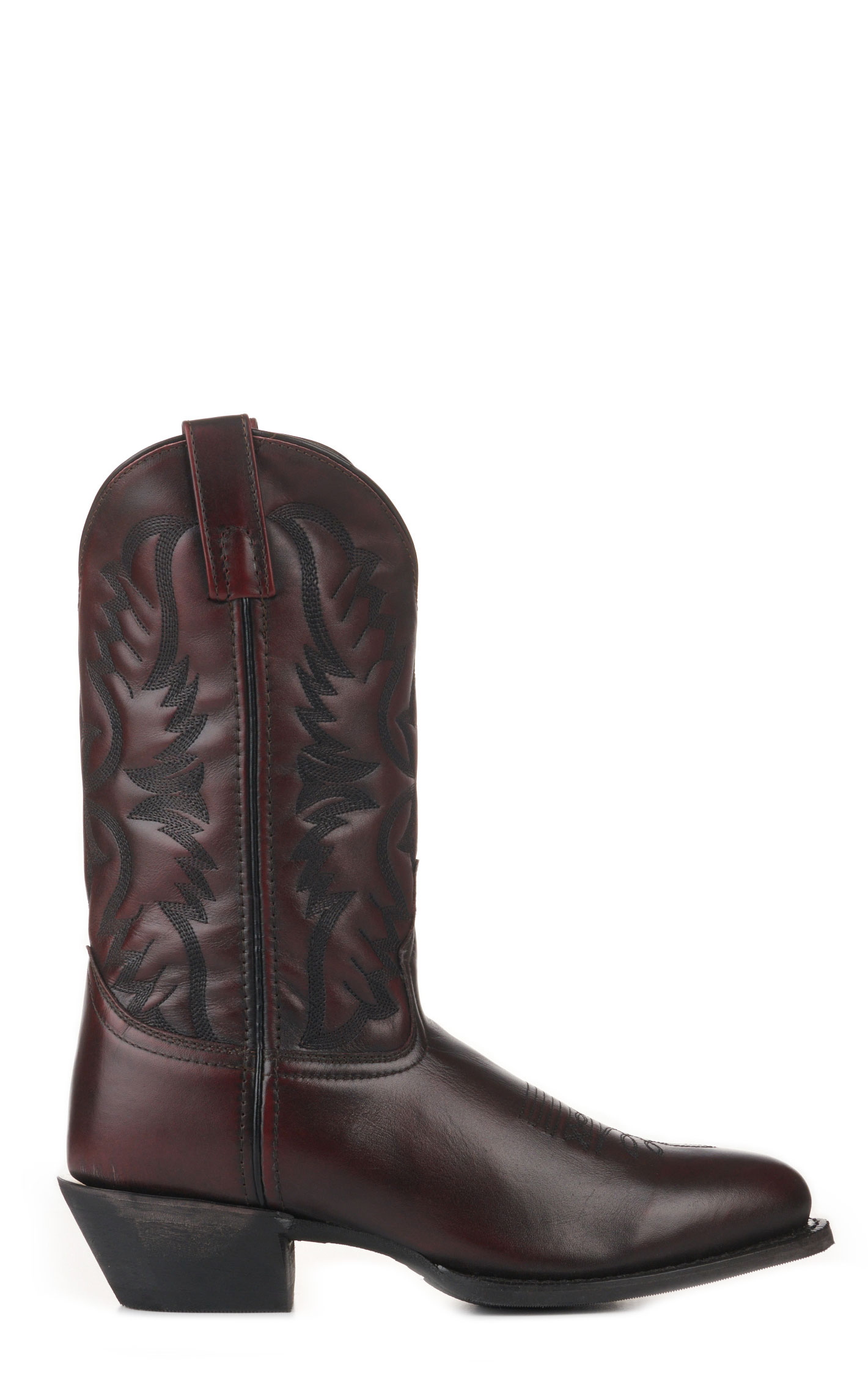 Laredo Men's Birchwood Black Cherry R-Toe Cowboy Boots - Image 1