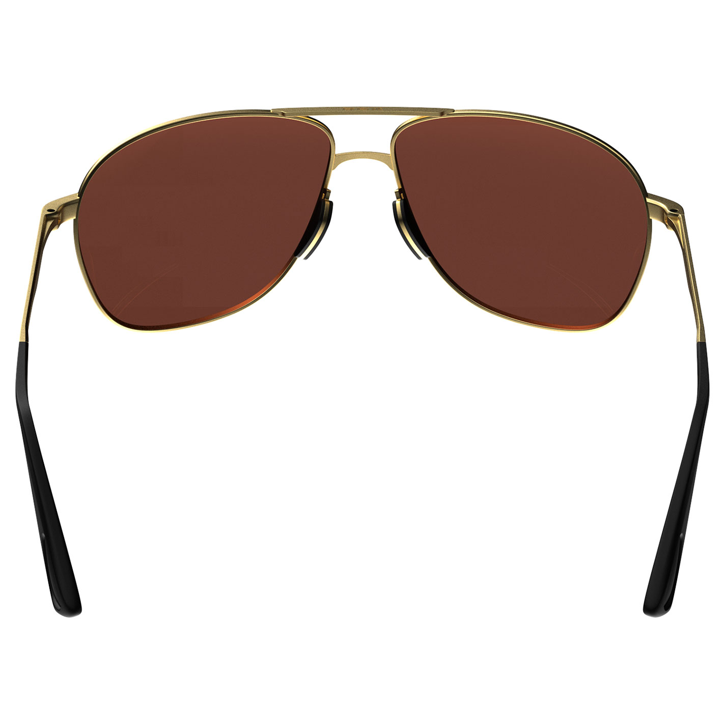 BEX Nova Matte Gold & Brown Sunglasses - Image 1