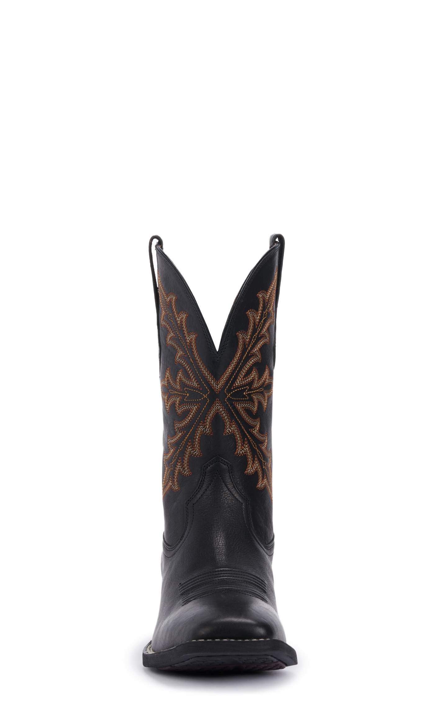 Ariat Men's Qualifier Night Sky Black Shock Shield Wide Square Toe Cowboy Boot - Image 1