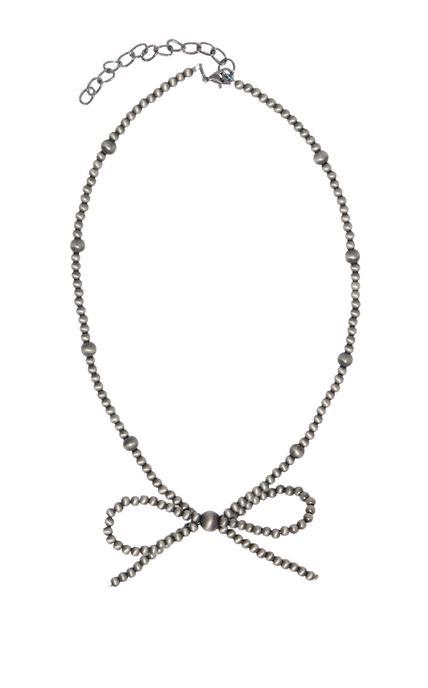 Rockin C Navajo Pearl Bead Bow Necklace - Image 1