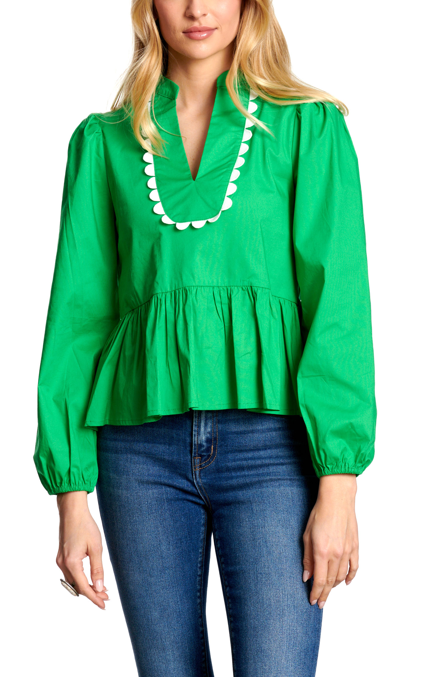 TCEC Women's Kelly Green Top - Image 1