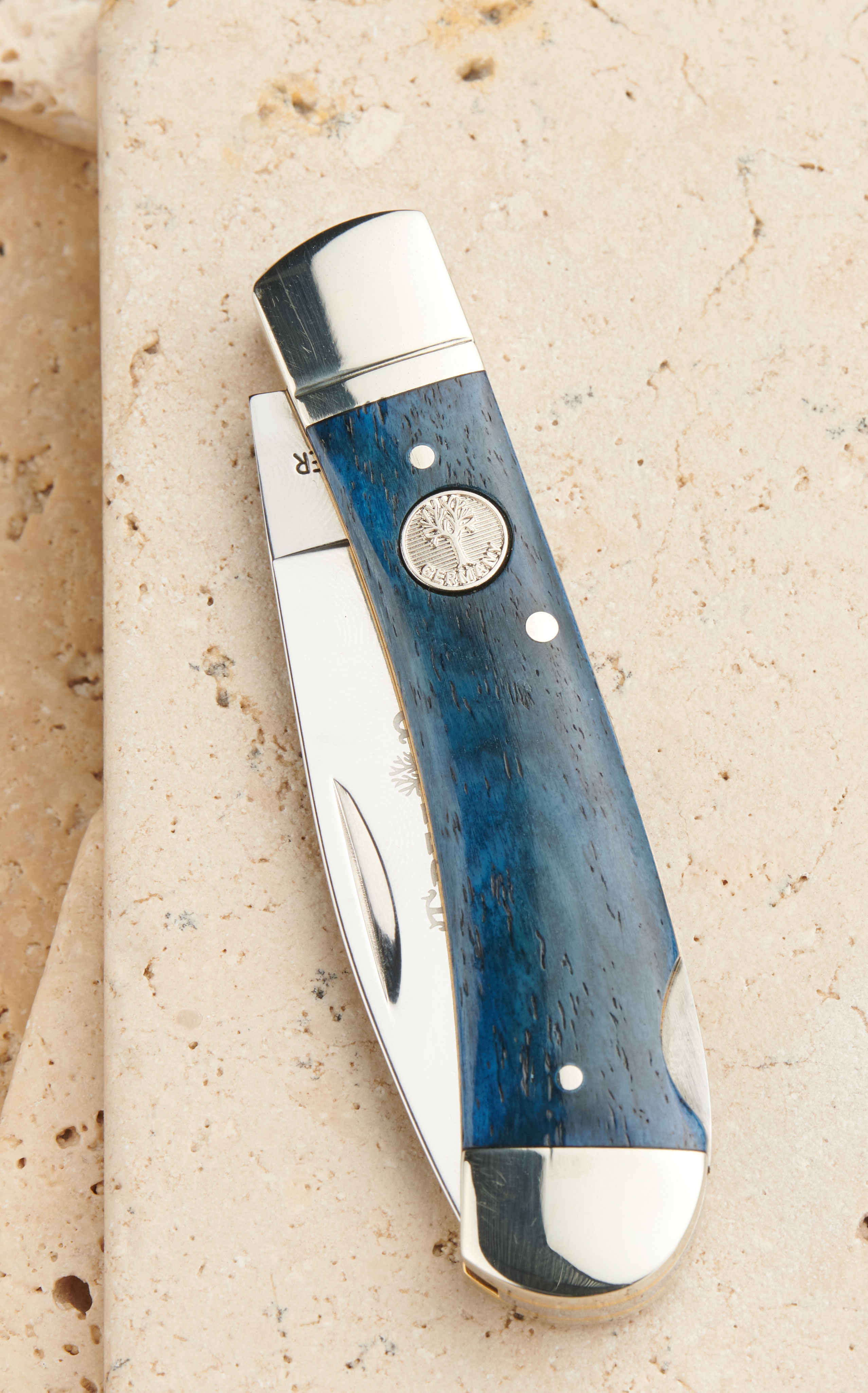 Tree Brand by Boker Traditional Series Smooth Blue Handle Pocket Knife - Image 2