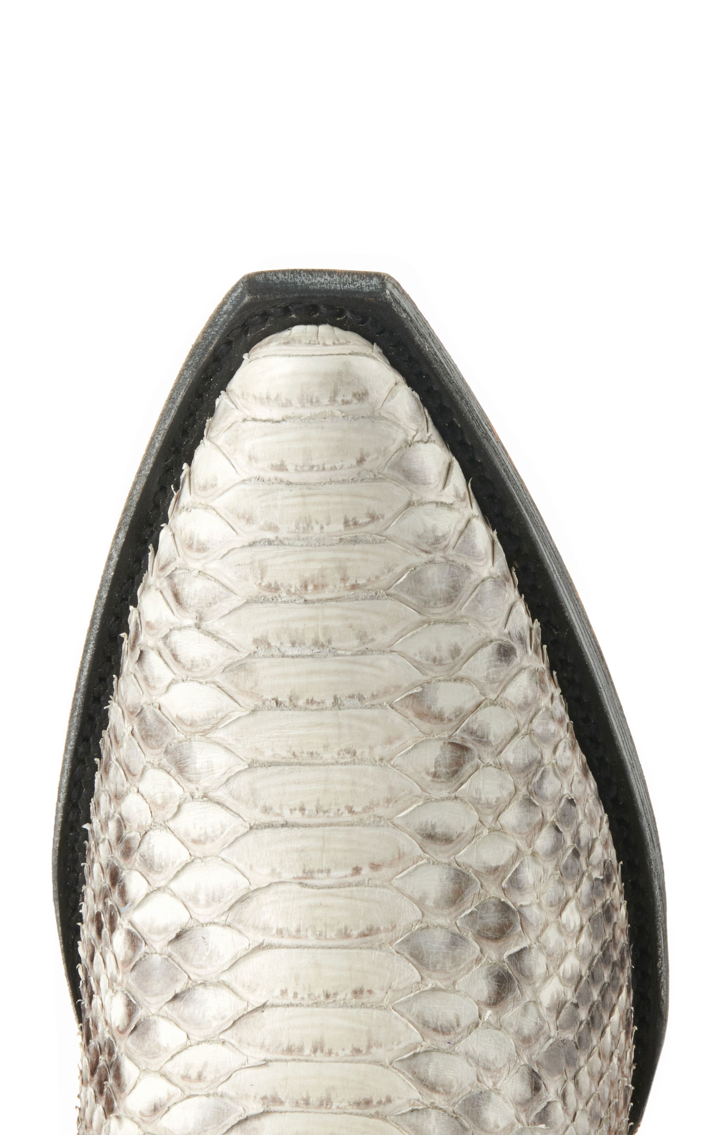 Cavender's Women's Natural Python Snip Toe Western Booties - Image 1