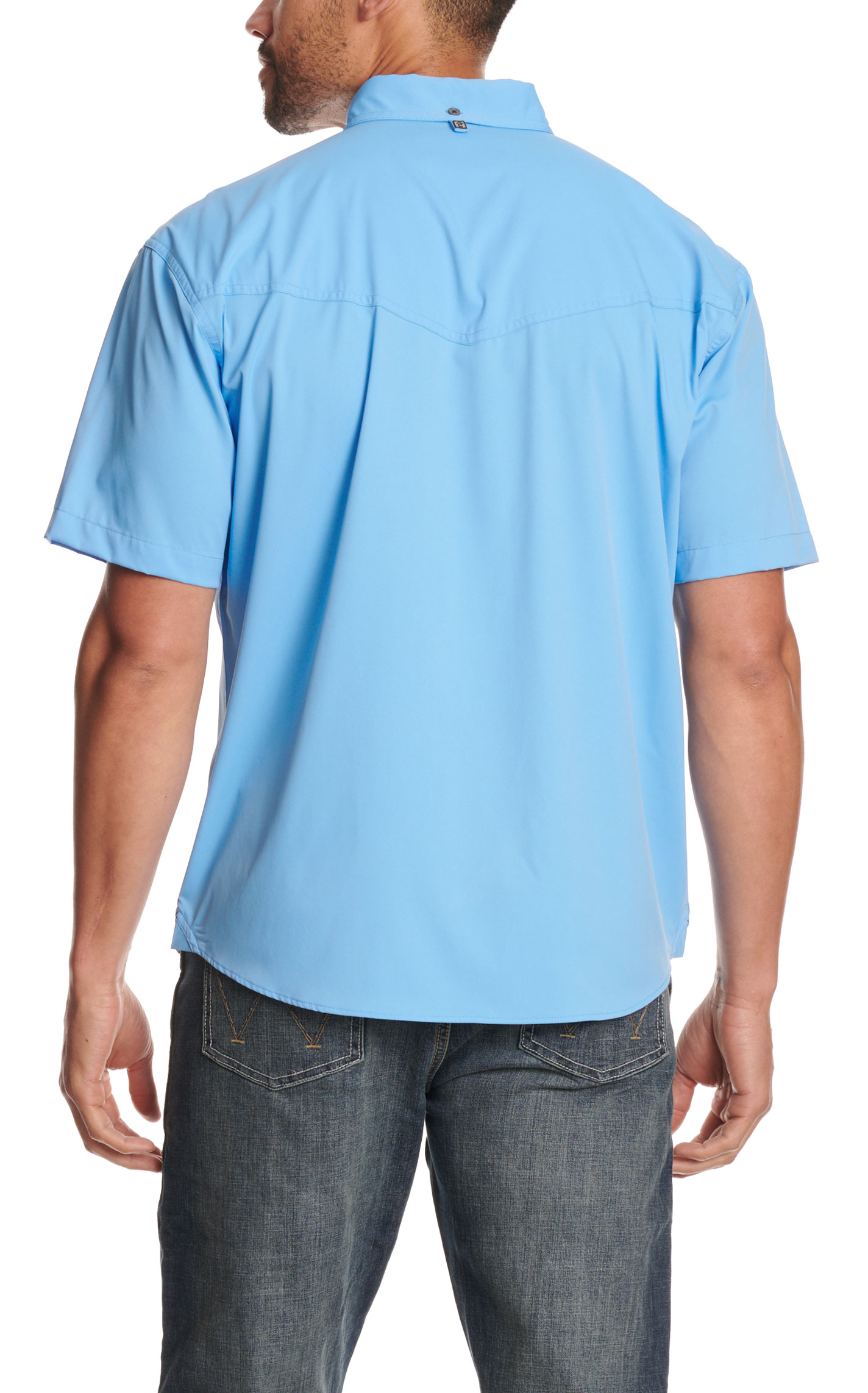 Rafter C Men's Blue Fishing Shirt - Image 1