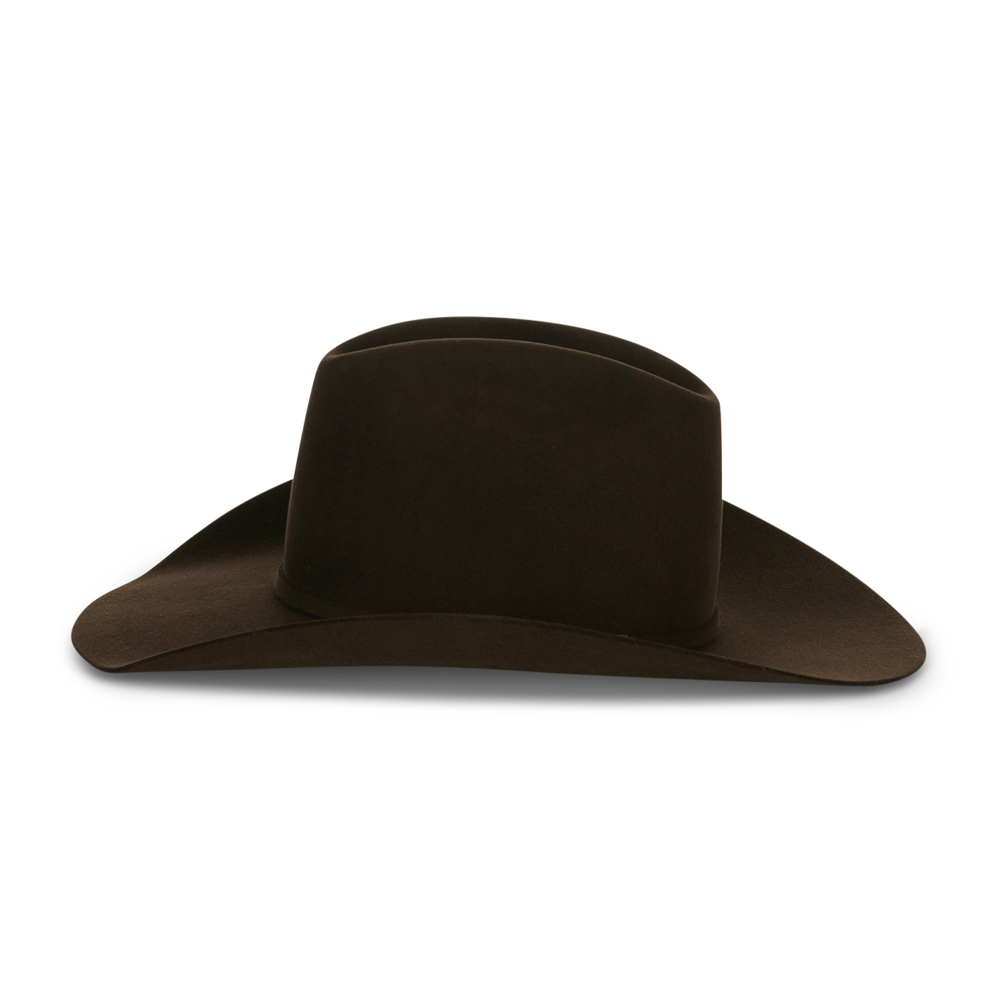 Resistol Midnight Sage 6X Cattleman Crown Felt Cowboy Hat - Image 1