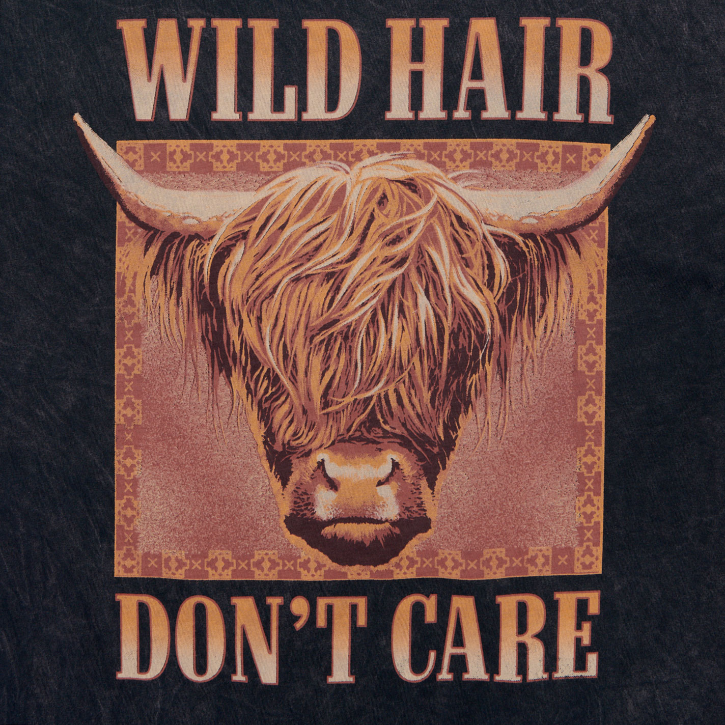 Lotus Fashion Women's Black Wild Hair Don't Care Graphic T-Shirt - Plus Sizes - Image 2