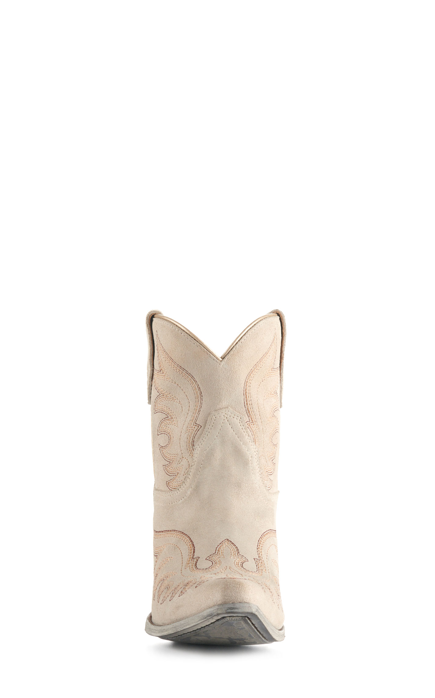 Ariat Women's Chandler Cloud White Suede Snip Toe Booties - Image 1